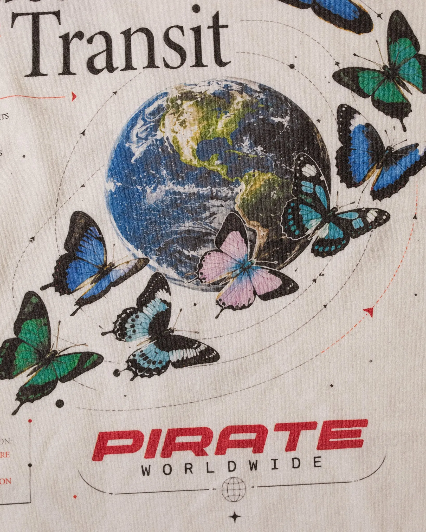 Pirate “Ideas in Transit” Graphic Tee (Off White) sold by Pirateworldwide product image thumbnail 4