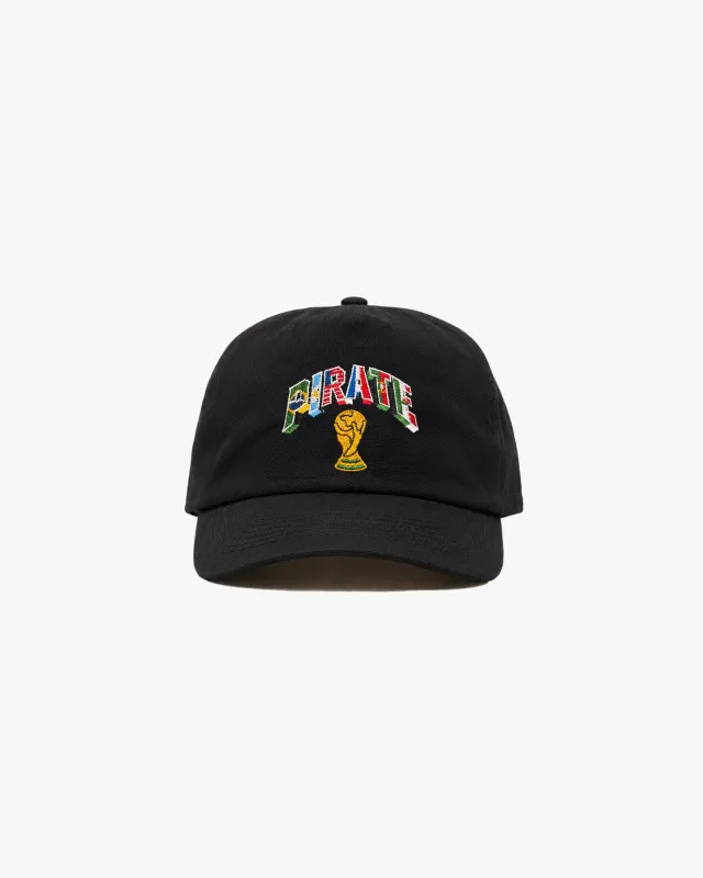 World Trophy Vintage Hat (Black) made by Pirateworldwide