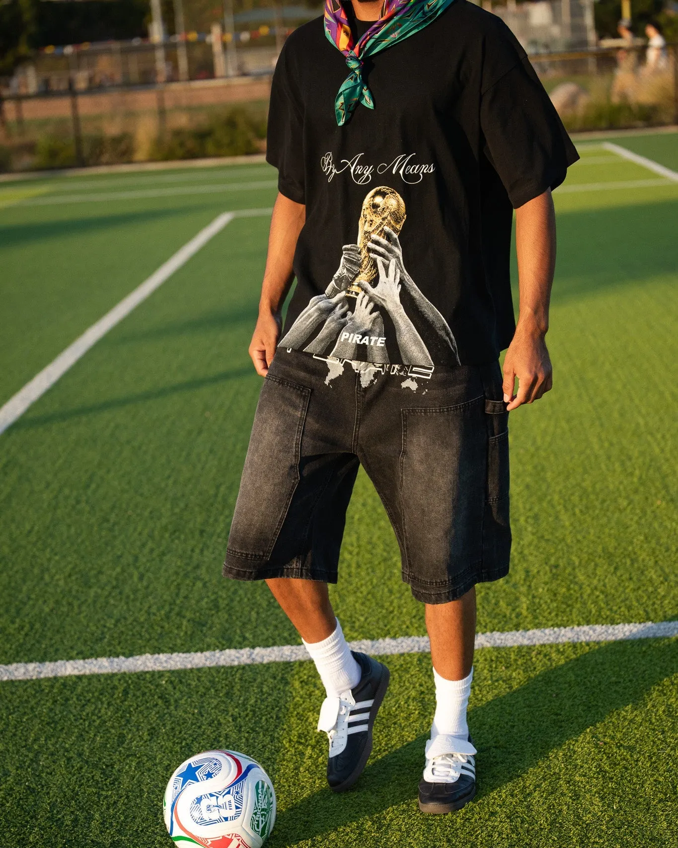 By Any Means Trophy Tee (Black) sold by Pirateworldwide product image thumbnail 3