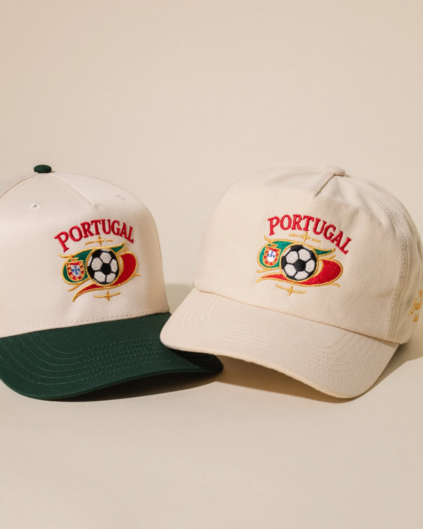 Portugal Crest Vintage Hat (Cream) sold by Pirateworldwide product image thumbnail 2
