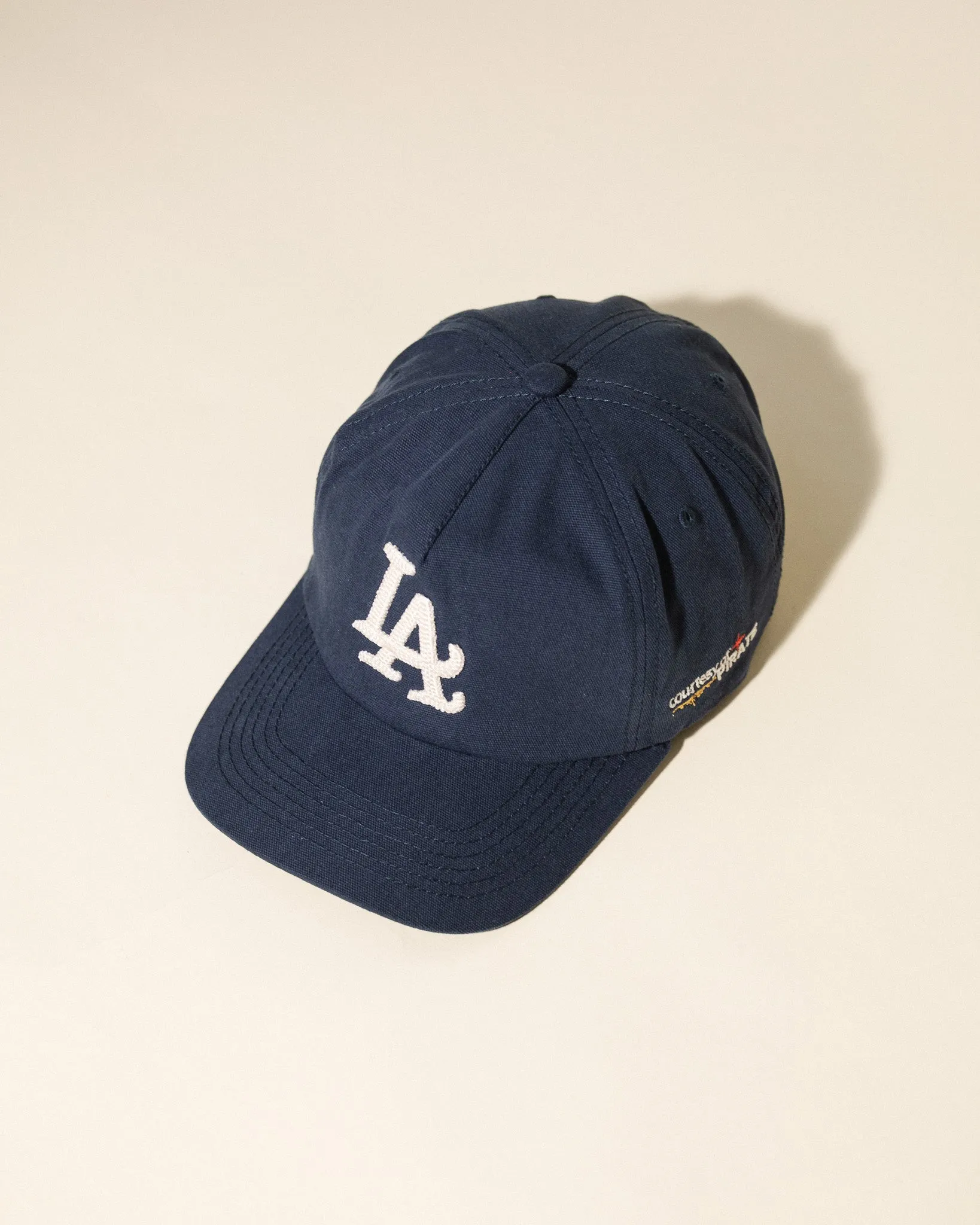 Pirate "LA" Chain Stitch Vintage Hat (Navy) sold by Pirateworldwide product image thumbnail 2