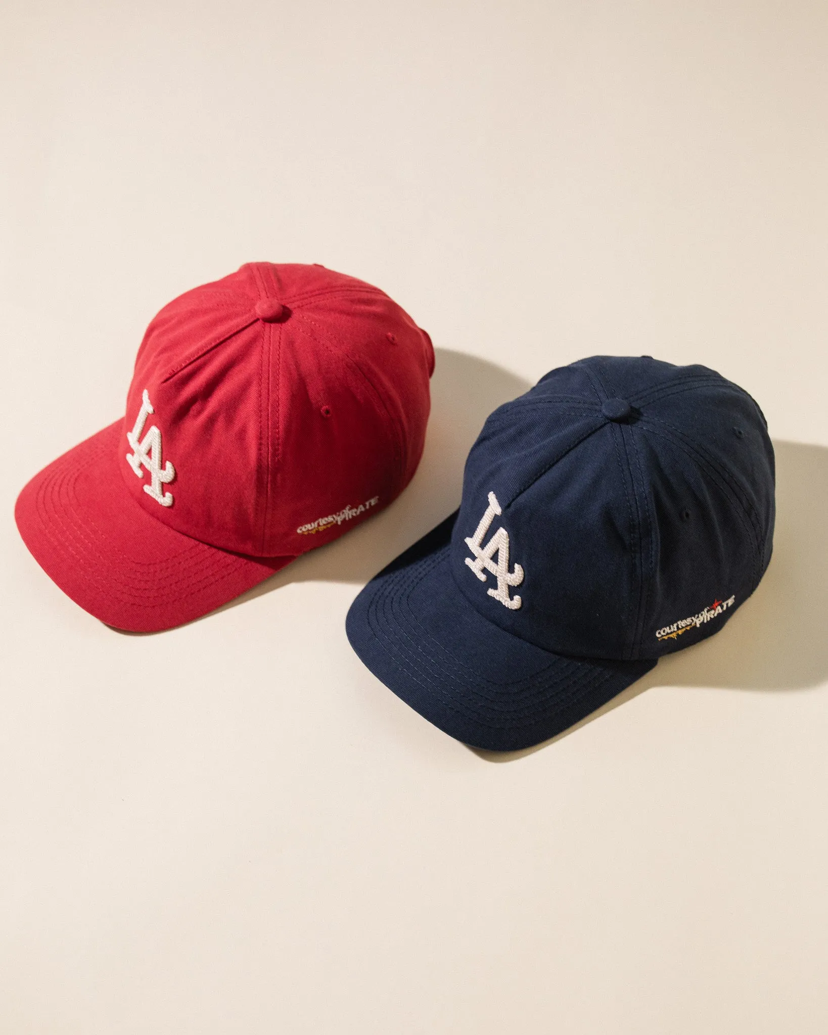 Pirate "LA" Chain Stitch Vintage Hat (Navy) sold by Pirateworldwide product image thumbnail 5