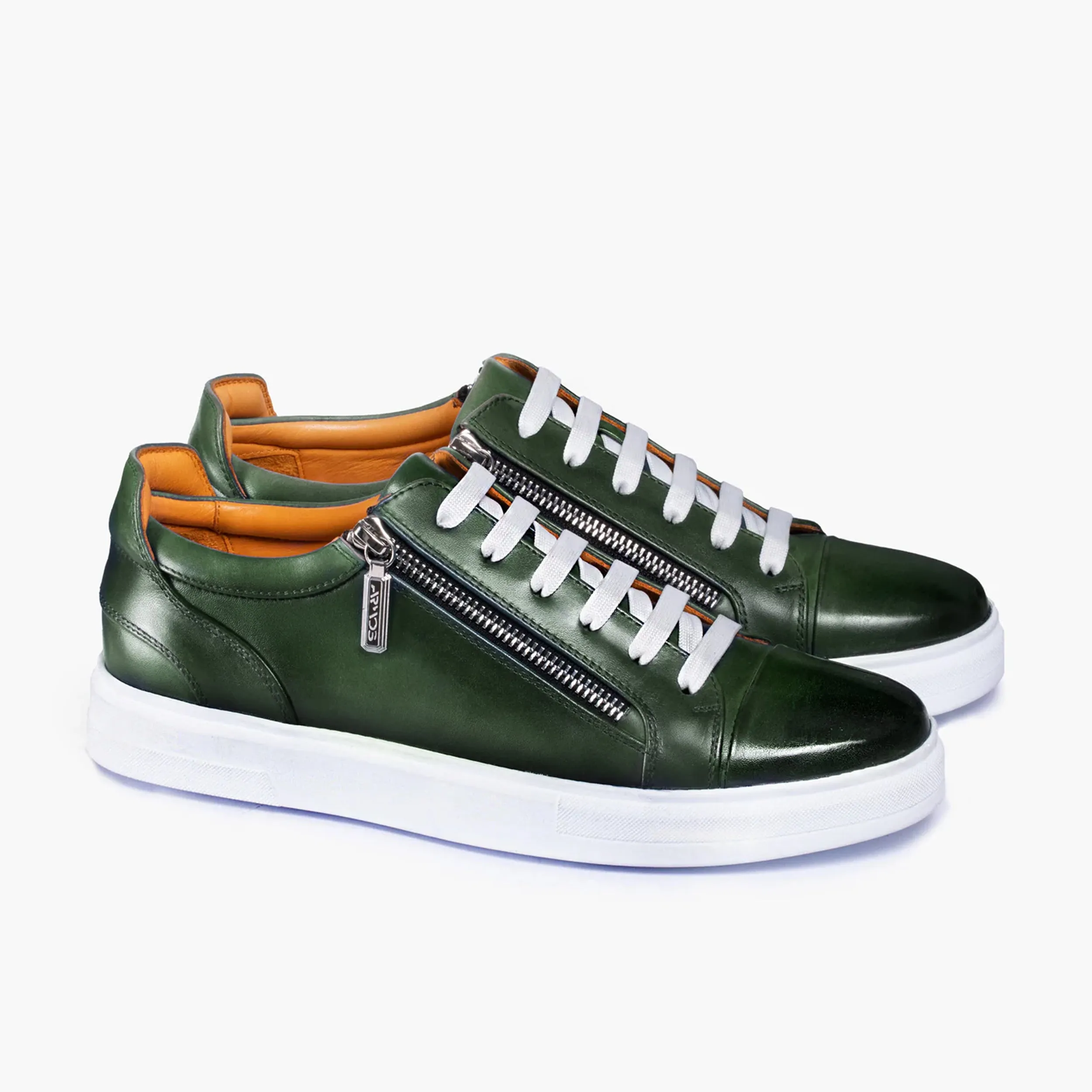 Men's Green Patina Leather Sneaker sold by Armos product image thumbnail 2