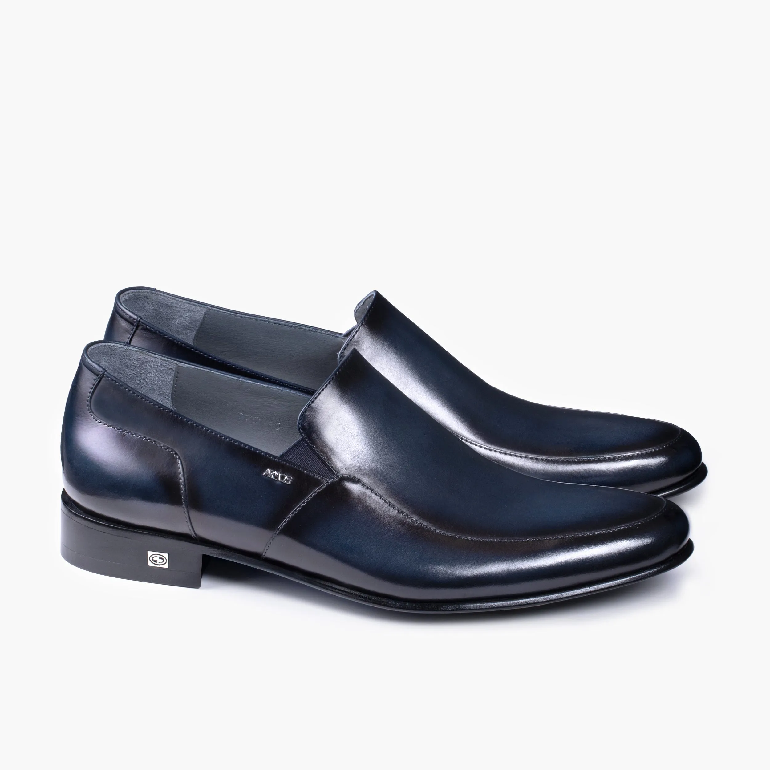 Men's Blue Patina Leather Loafer sold by Armos product image thumbnail 2