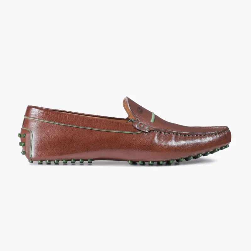 Men's Brown Leather Driving Moccasin sold by Armos