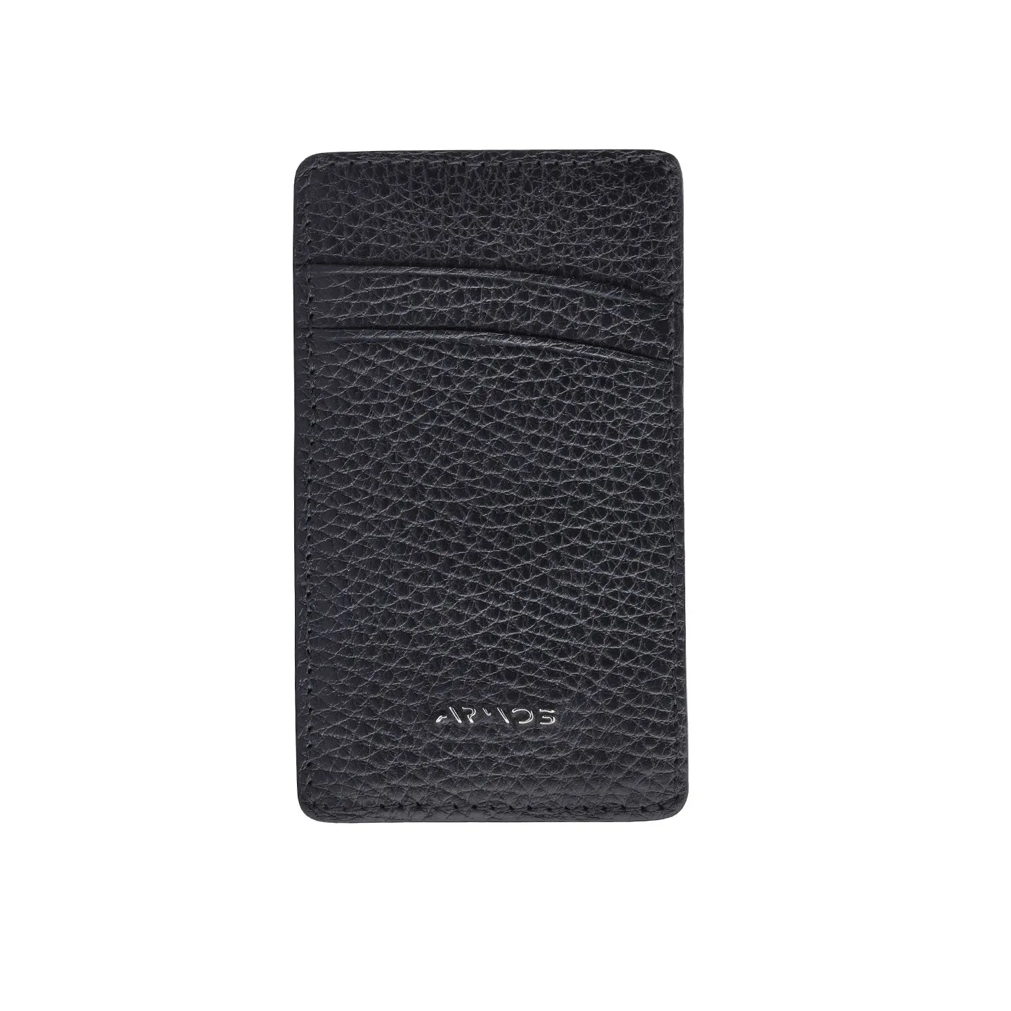 Black leather cardholder sold by Armos