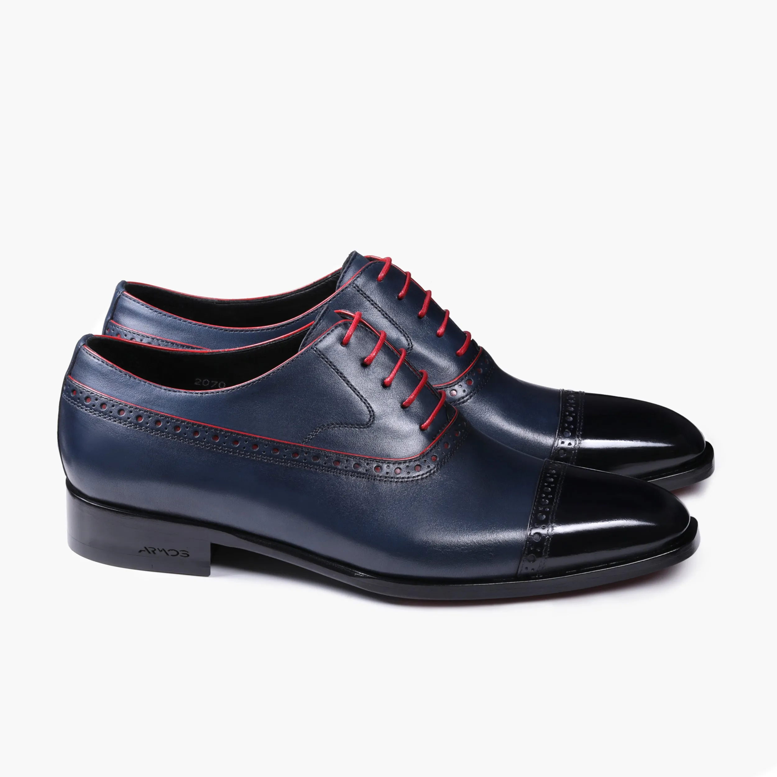Men’s Dark Blue Oxford with Red Laces sold by Armos product image thumbnail 3