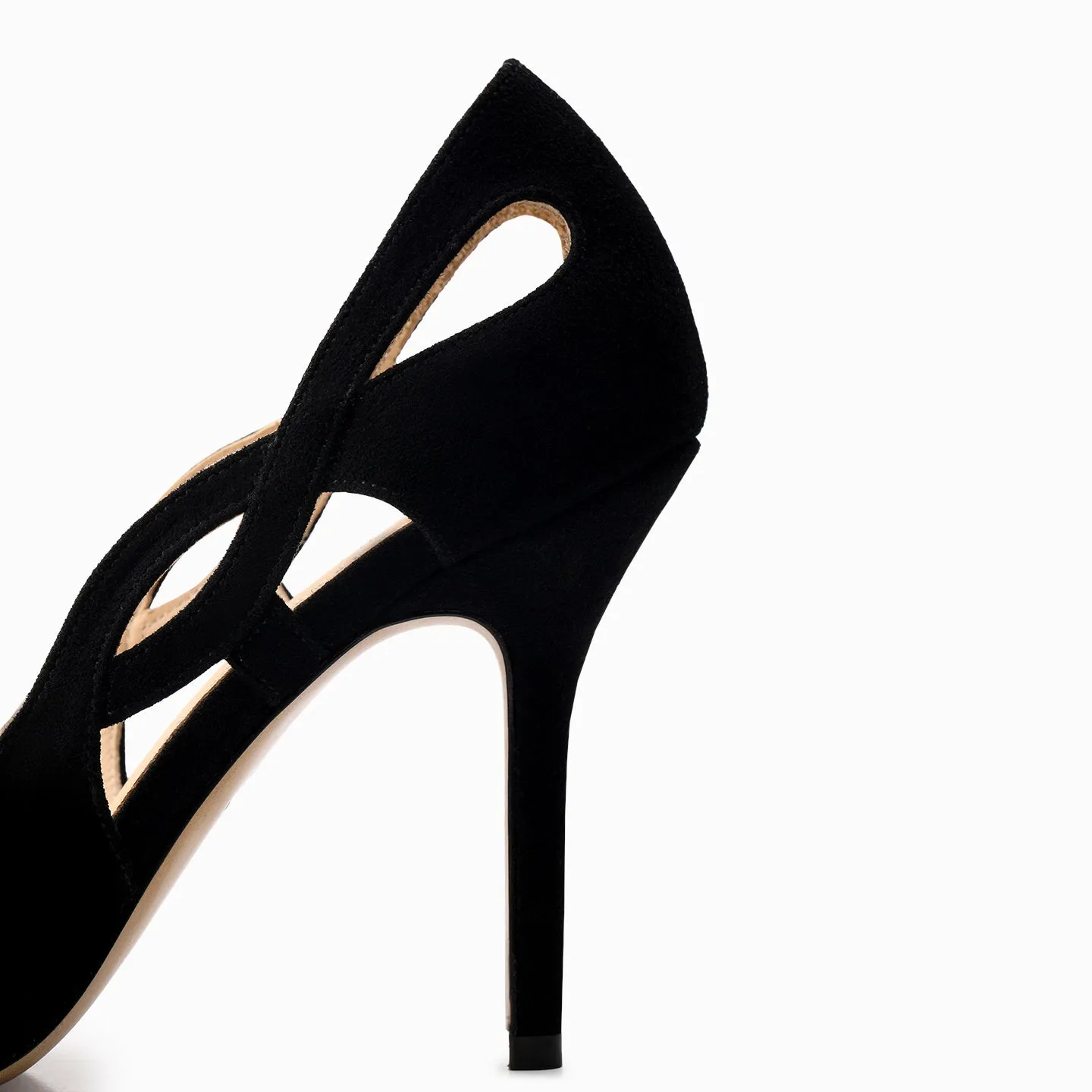 Women’s Black Suede Pump sold by Armos product image thumbnail 5