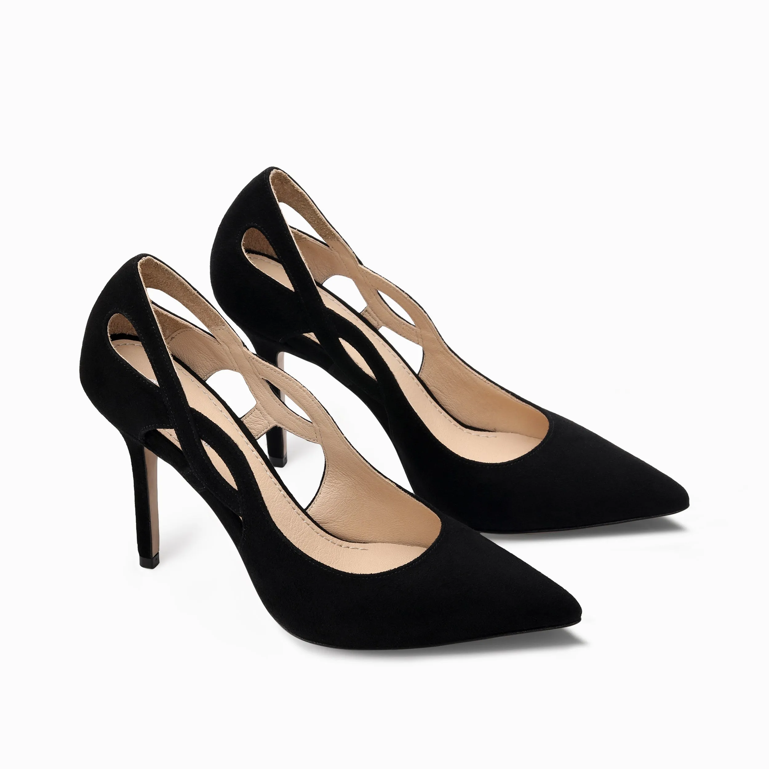 Women’s Black Suede Pump sold by Armos product image thumbnail 2