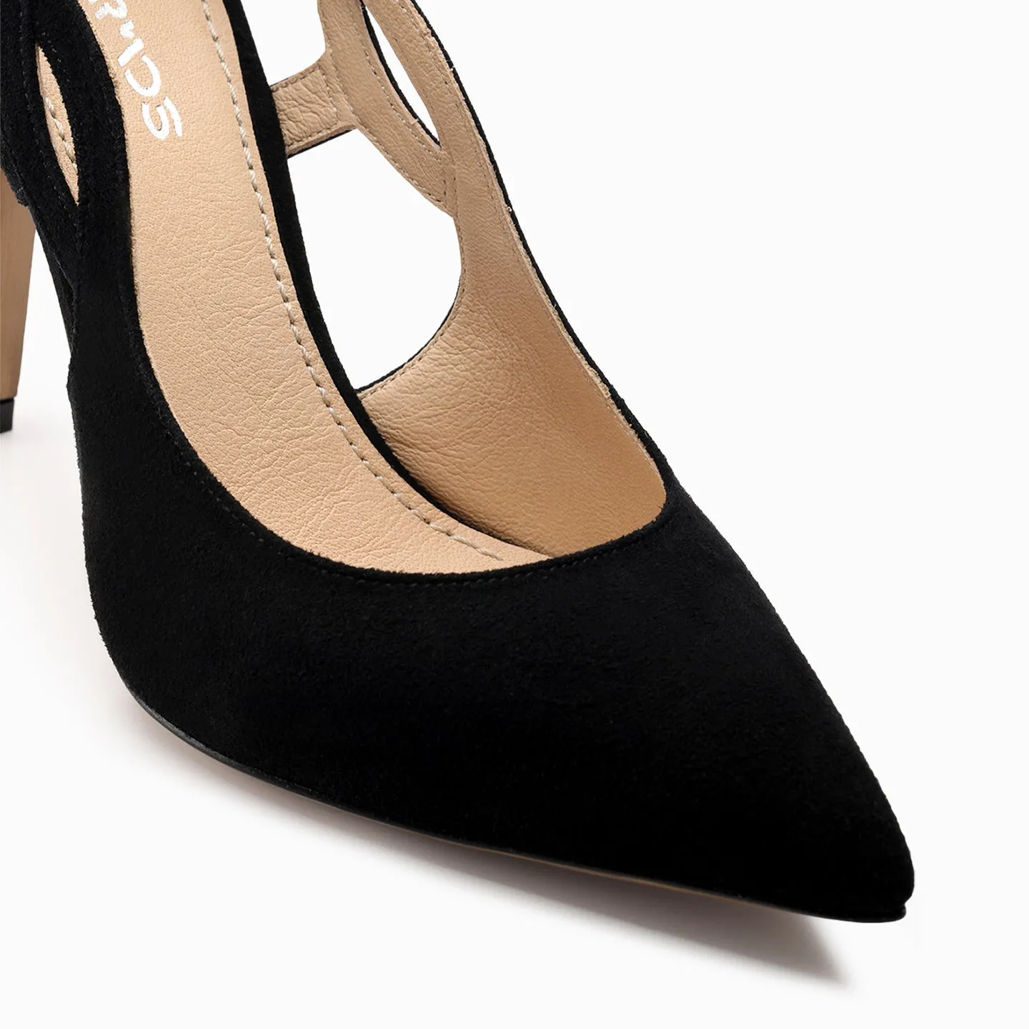 Women’s Black Suede Pump sold by Armos product image thumbnail 4