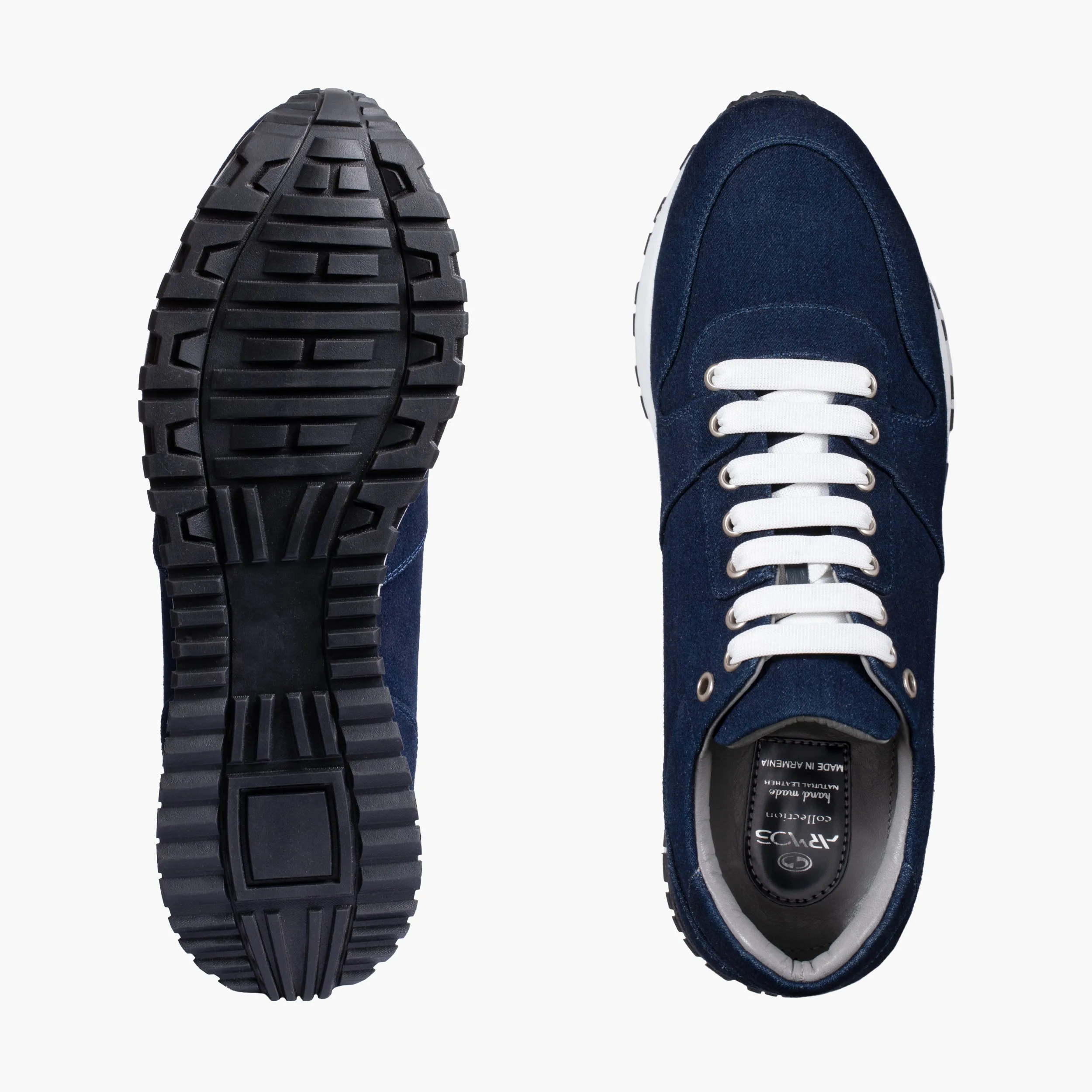 Men's Dark Blue Denim Sneaker sold by Armos product image thumbnail 5