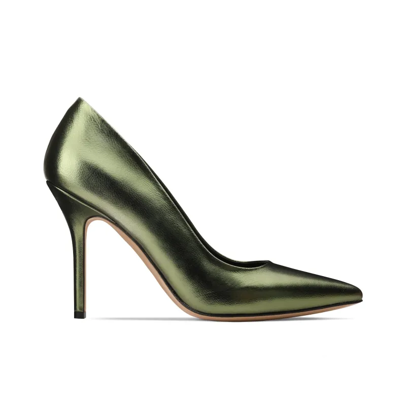Women's Metallic Pearl Green Pump sold by Armos