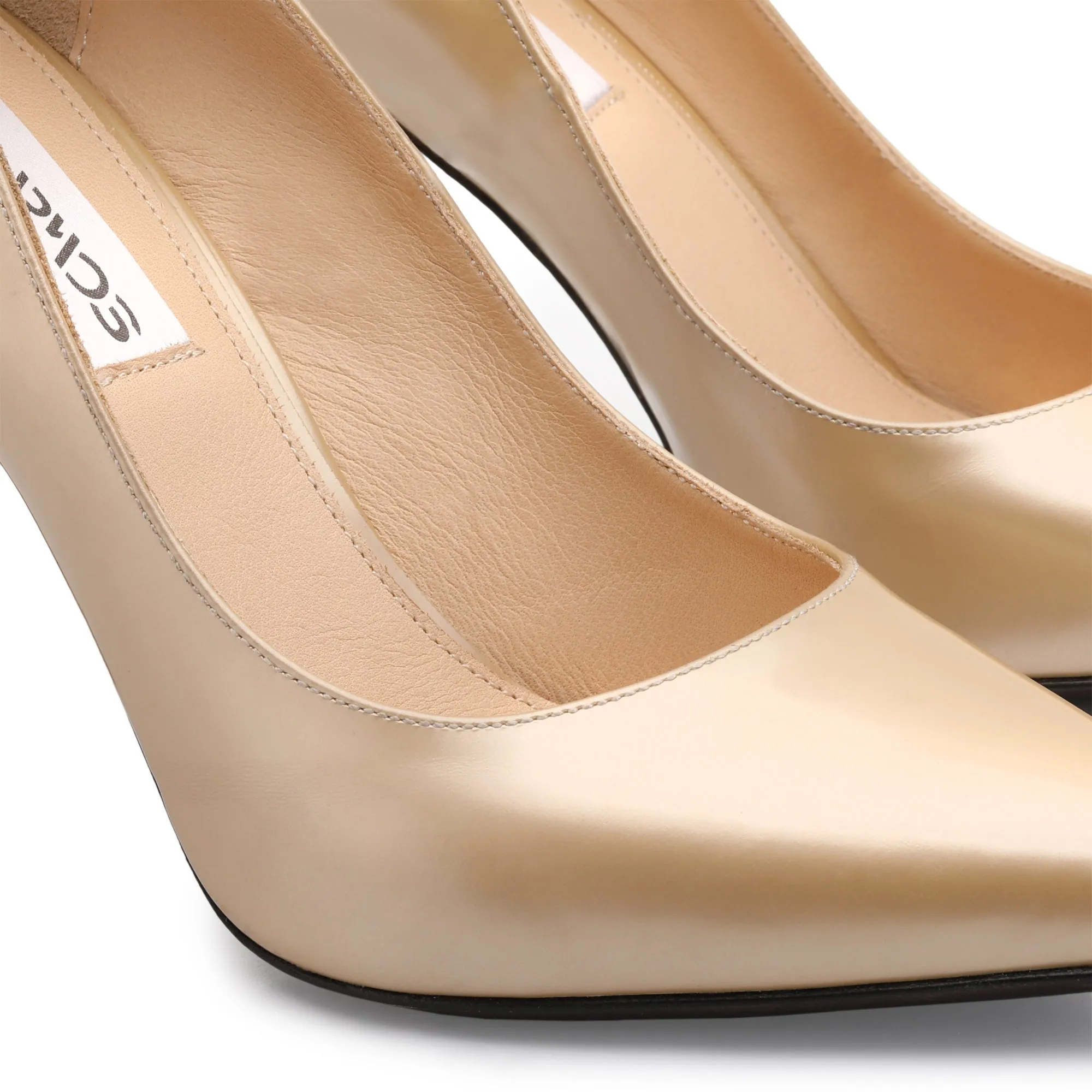 Women’s Pearl Gold Leather Pump sold by Armos product image thumbnail 5