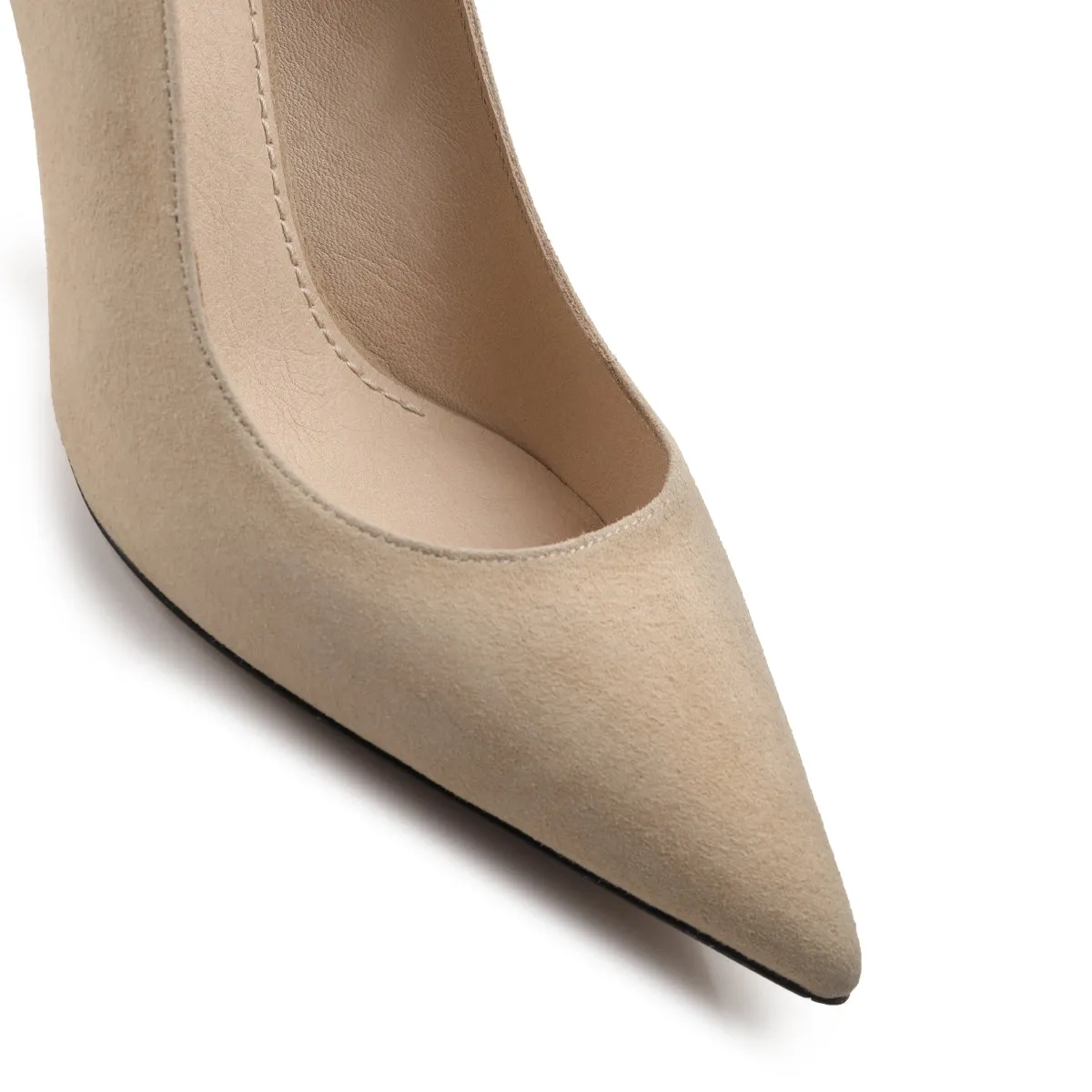 Women’s Beige Suede Pump sold by Armos product image thumbnail 4