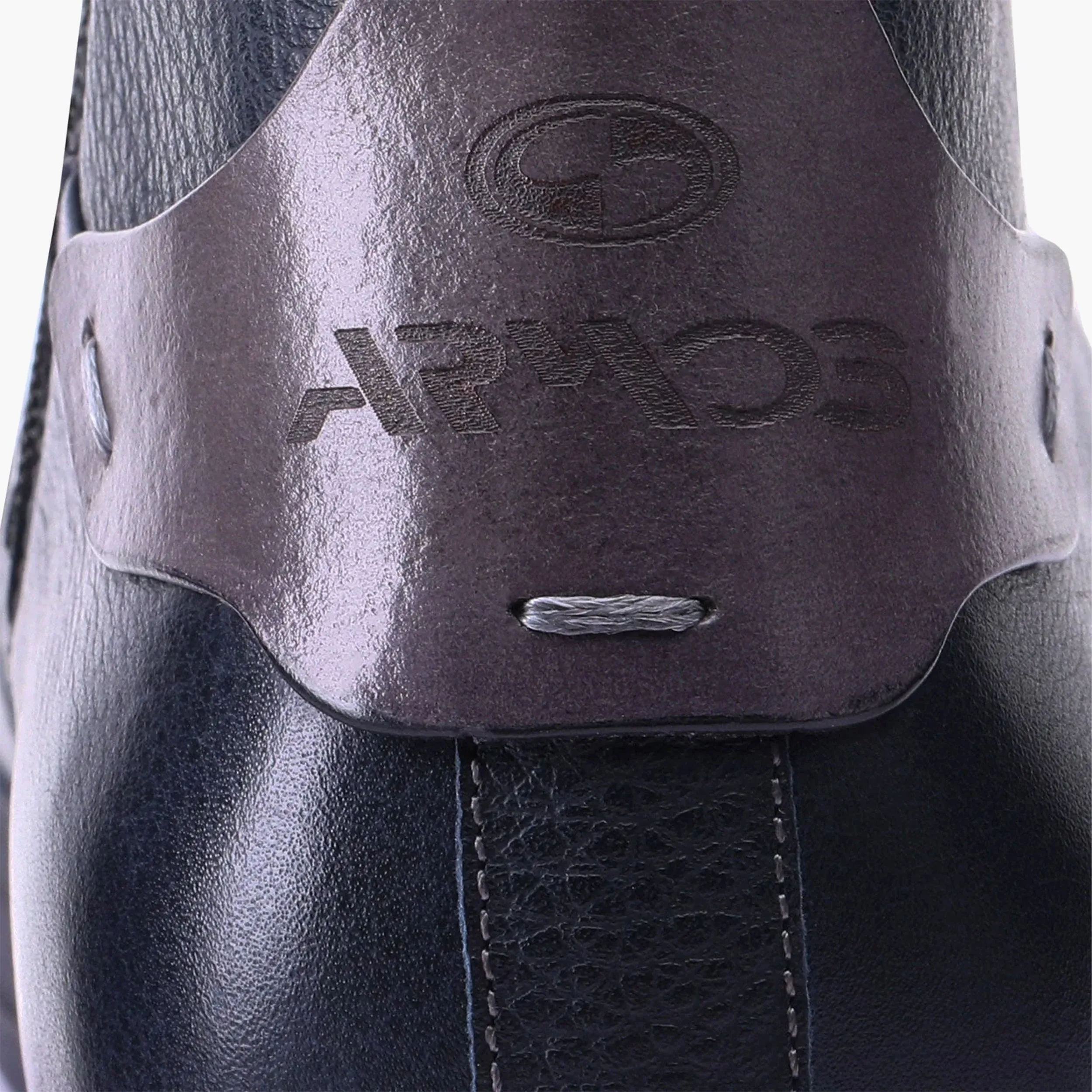 Men's Blue Waxed Leather High-Top Sneaker sold by Armos product image thumbnail 5