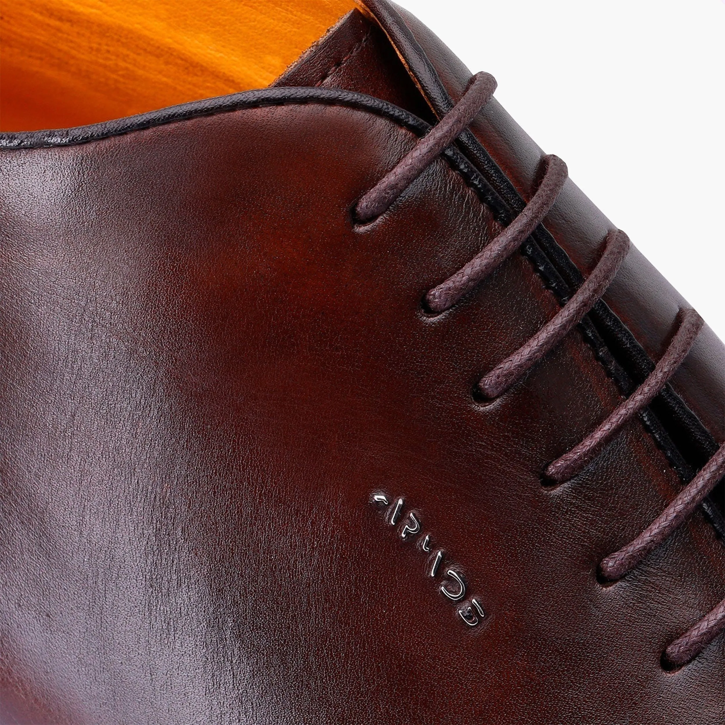 Men's Cognac Leather Oxford Ankle Boot sold by Armos product image thumbnail 5