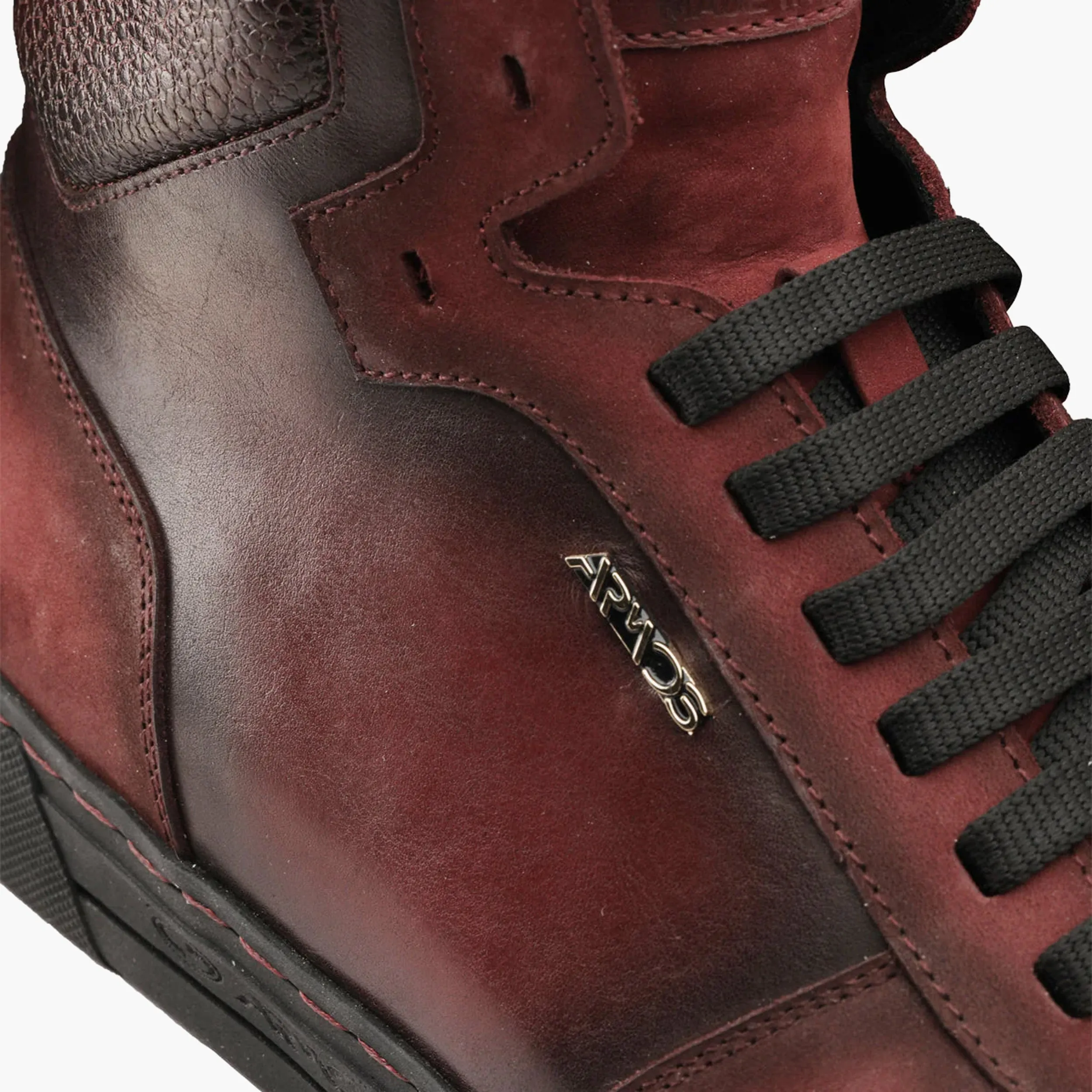 Men's Burgundy Nubuck and Leather Boot sold by Armos product image thumbnail 5