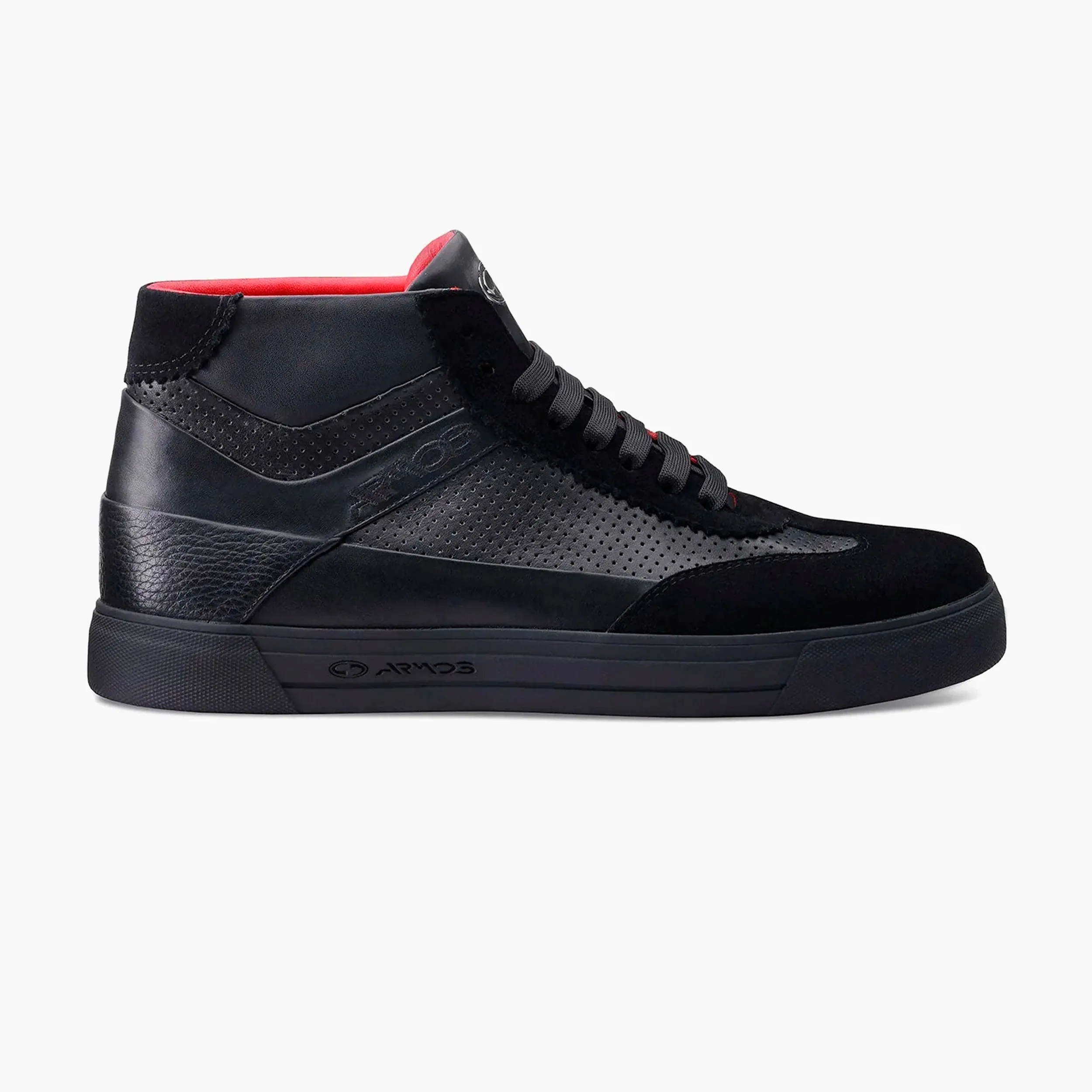 Men's Black Suede & Leather High Sneaker sold by Armos