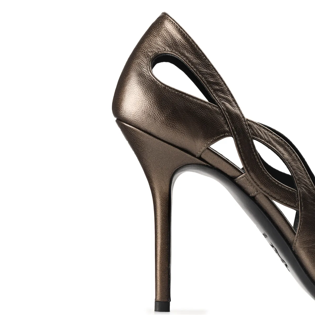 Women’s Bronze Leather Pump sold by Armos product image thumbnail 5