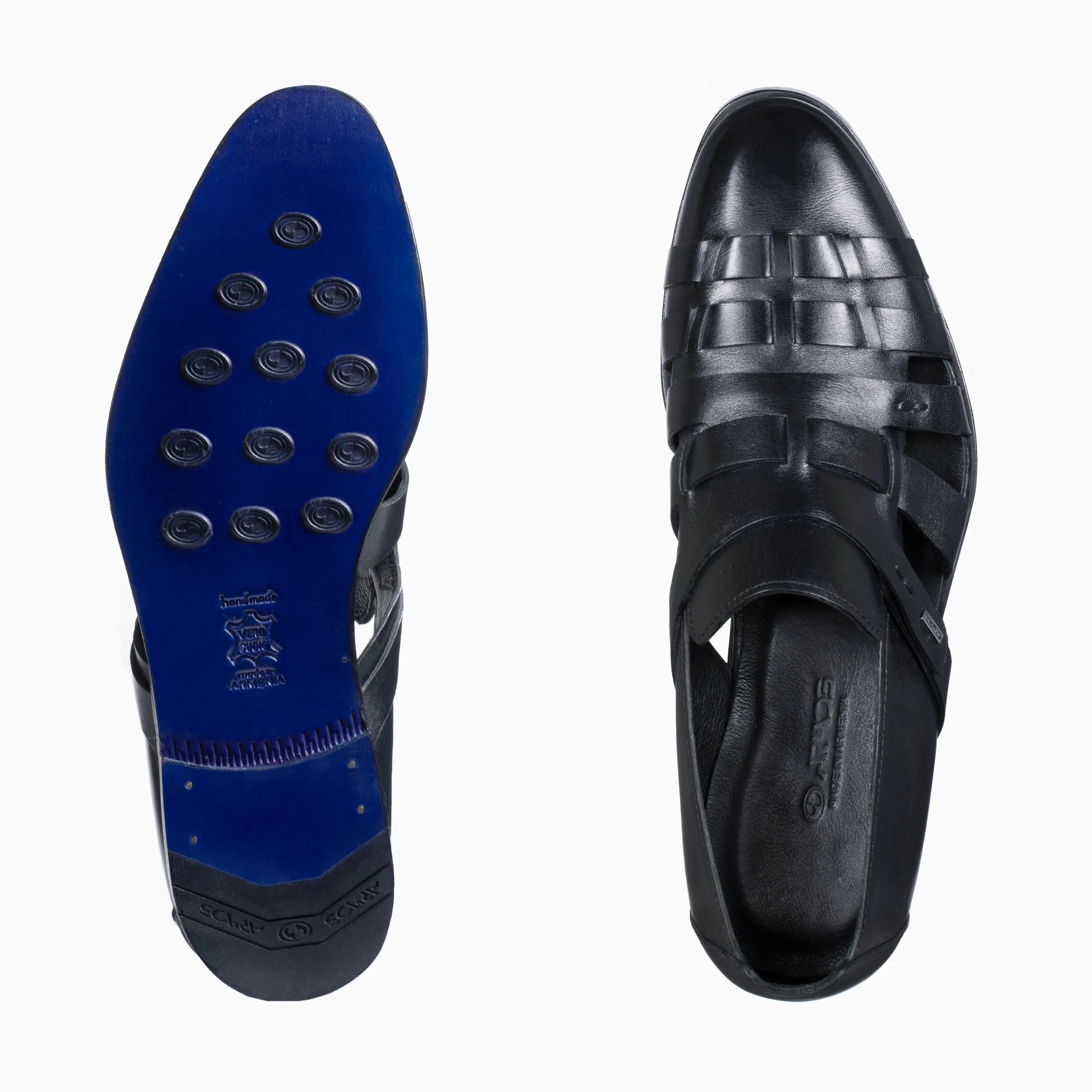 Men's Black Side Strap Fisherman Sandal sold by Armos product image thumbnail 4