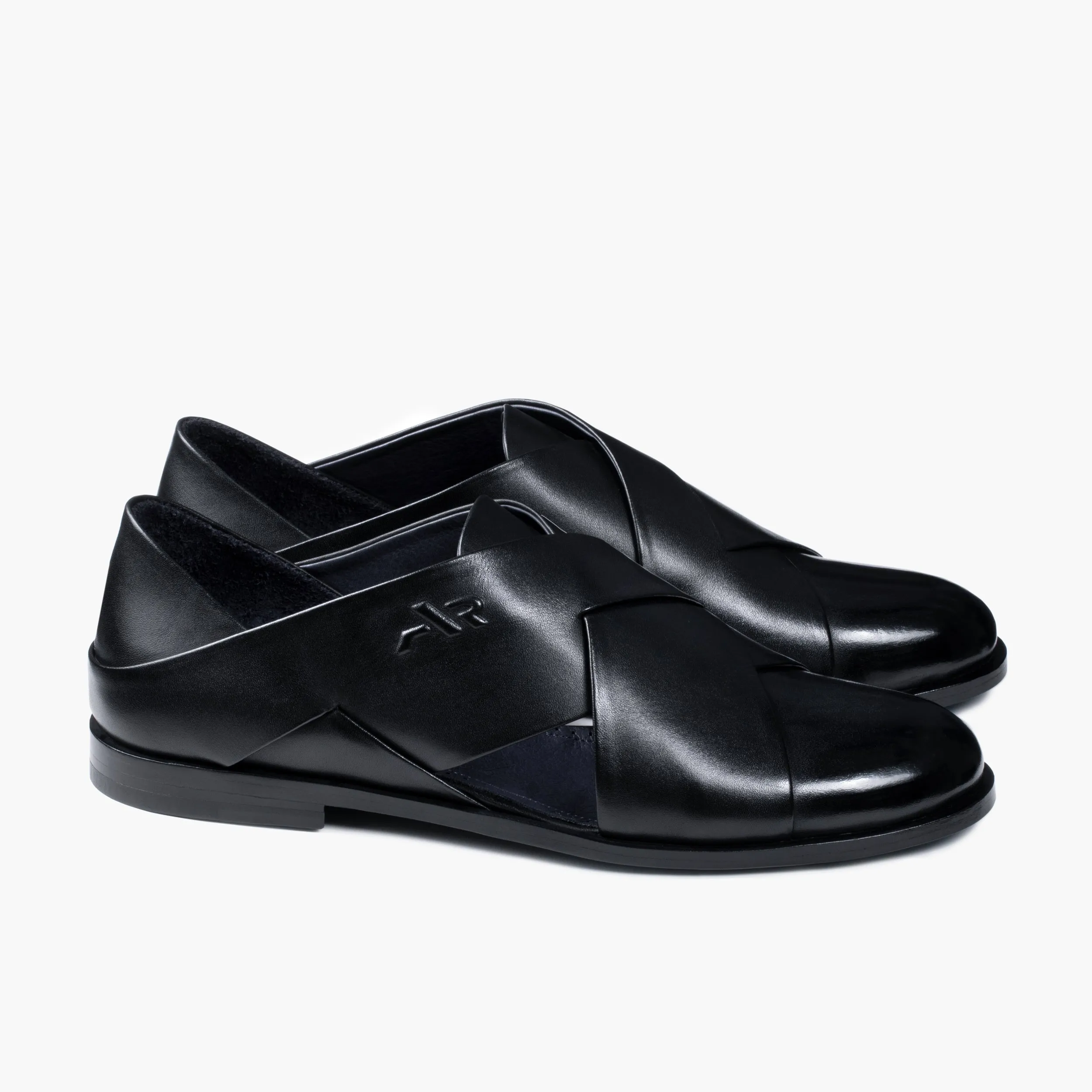 Men’s Black Closed-Toe Fisherman Sandal sold by Armos product image thumbnail 3