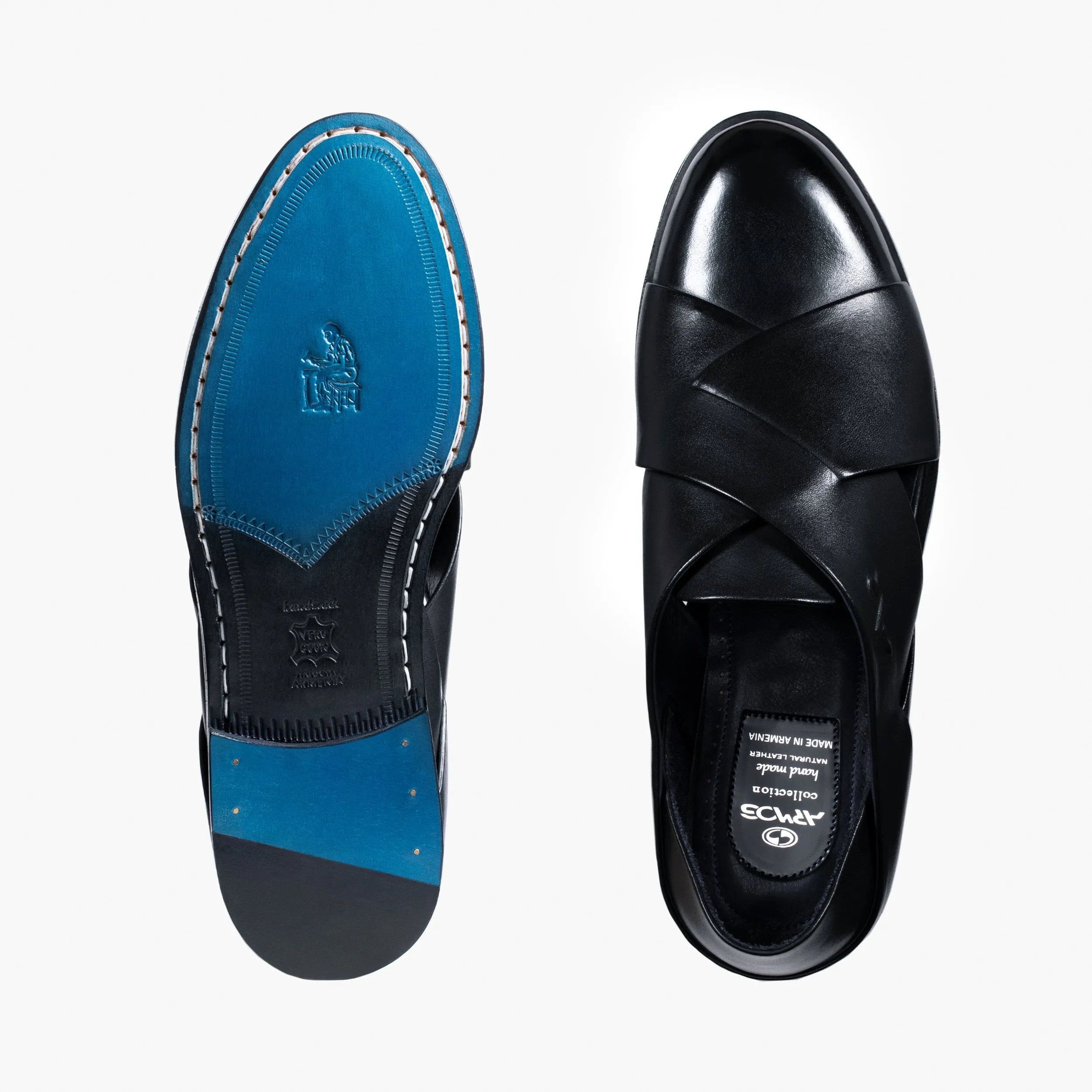 Men’s Black Closed-Toe Fisherman Sandal sold by Armos product image thumbnail 5