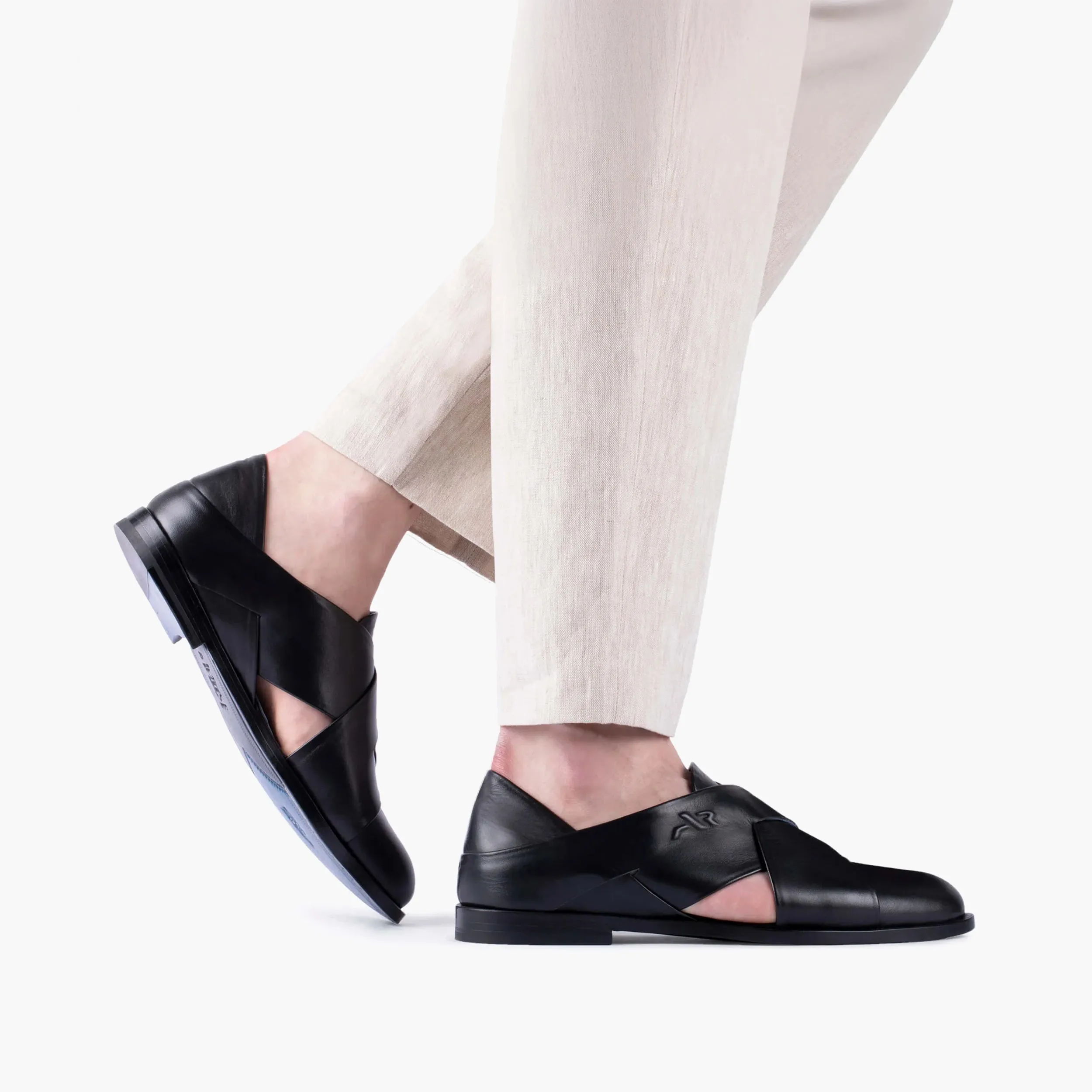 Men’s Black Closed-Toe Fisherman Sandal sold by Armos product image thumbnail 2