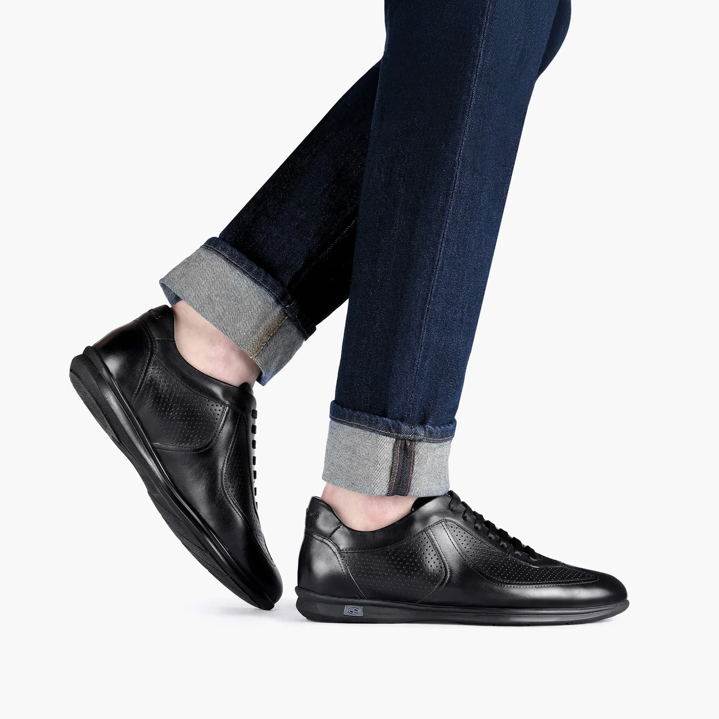 Men's Black Perforated Sneaker sold by Armos product image thumbnail 2