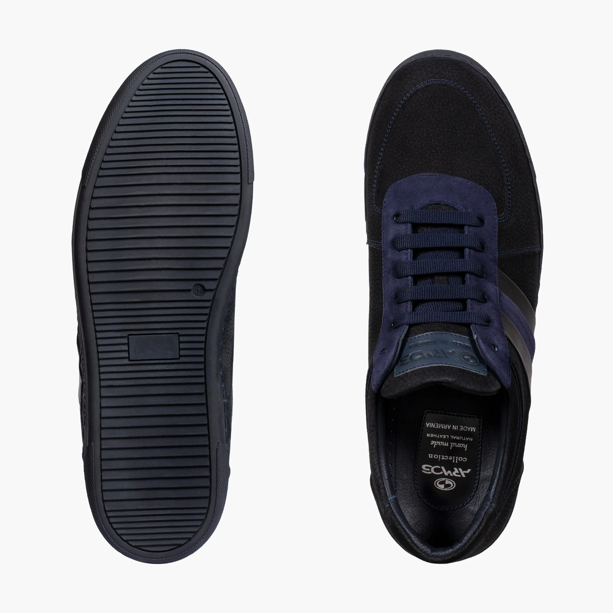 Men's Black Nubuck & Suede Sneaker sold by Armos product image thumbnail 5