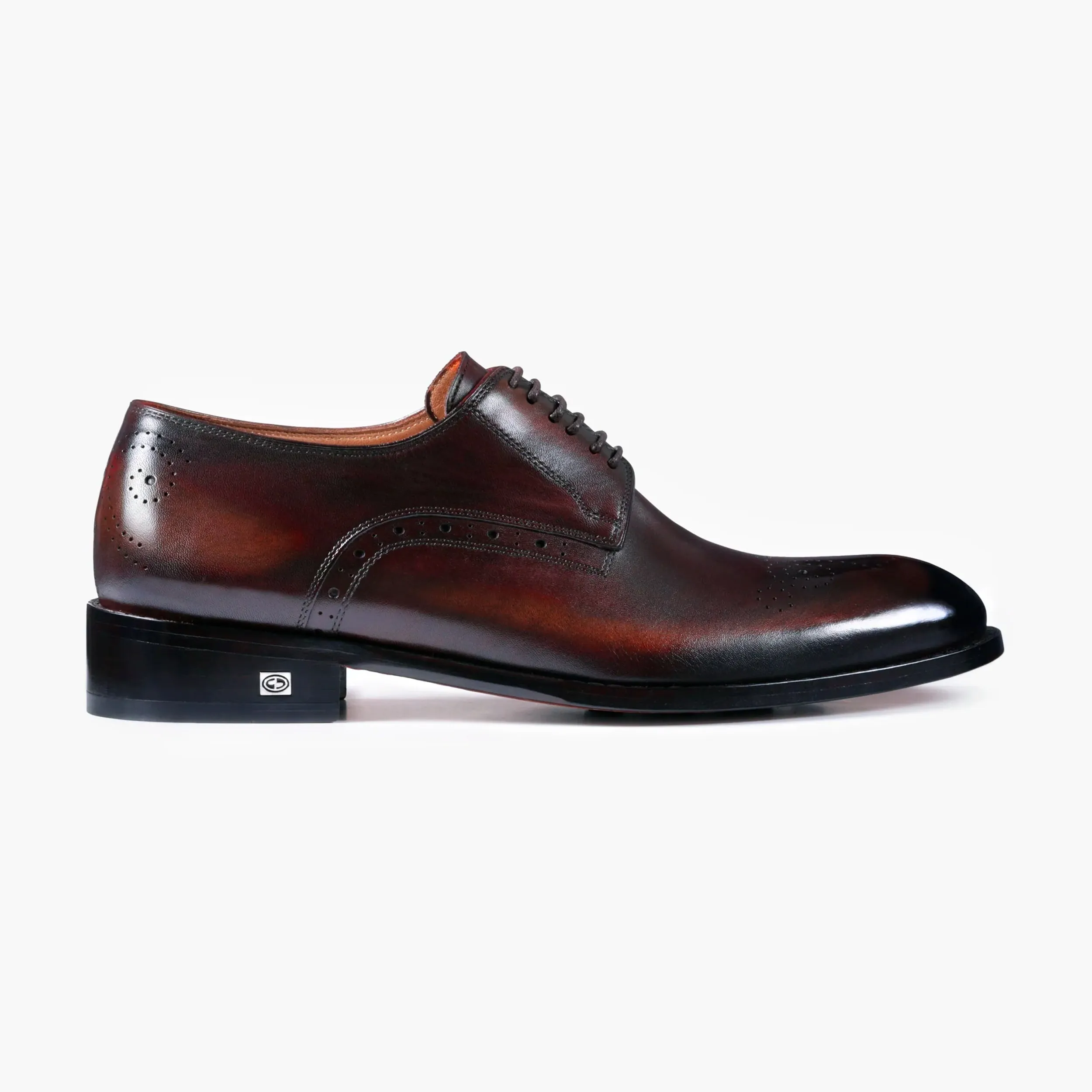 Men's Brown Leather Patina Derby sold by Armos