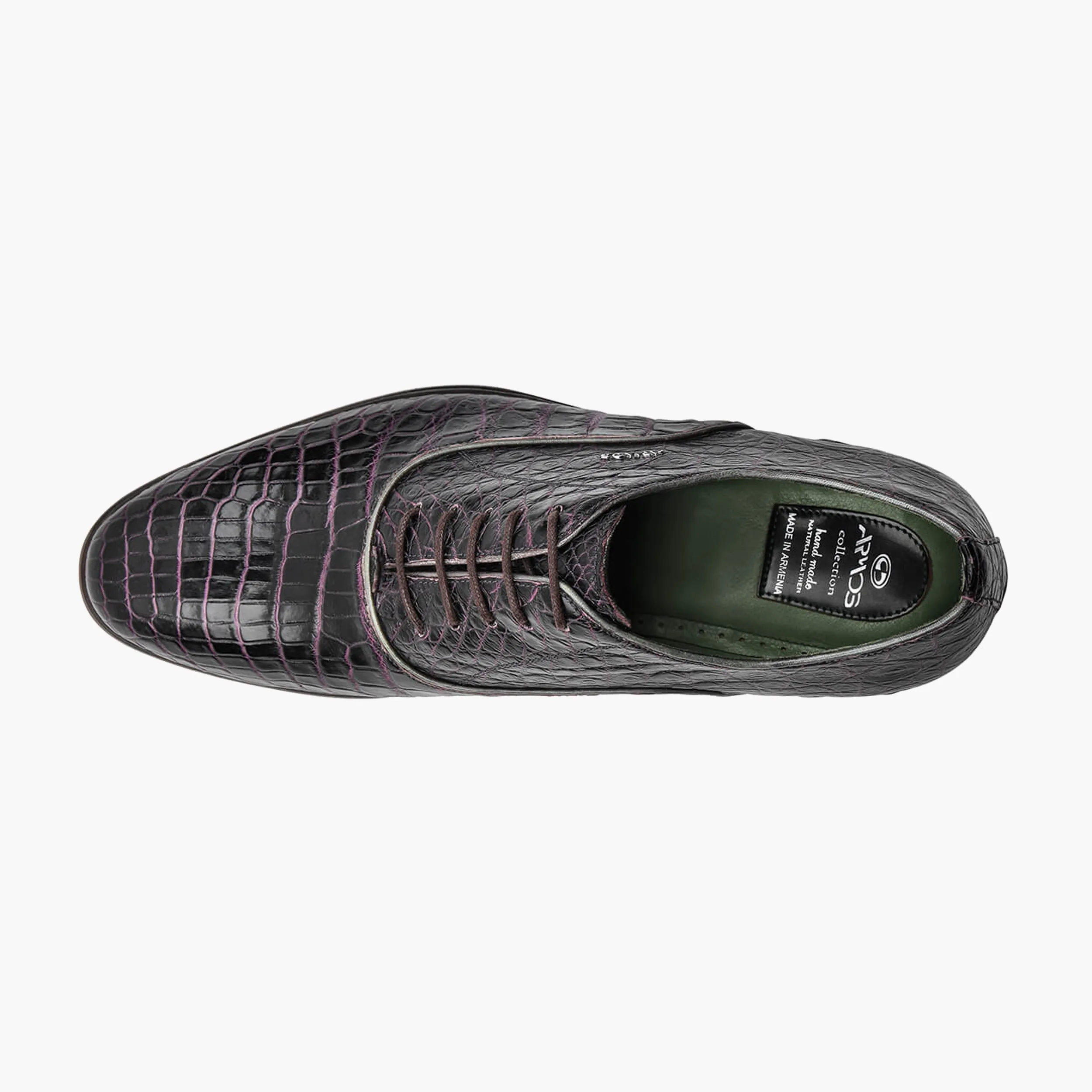 Men’s Purple Crocodile Leather Oxford sold by Armos product image thumbnail 5