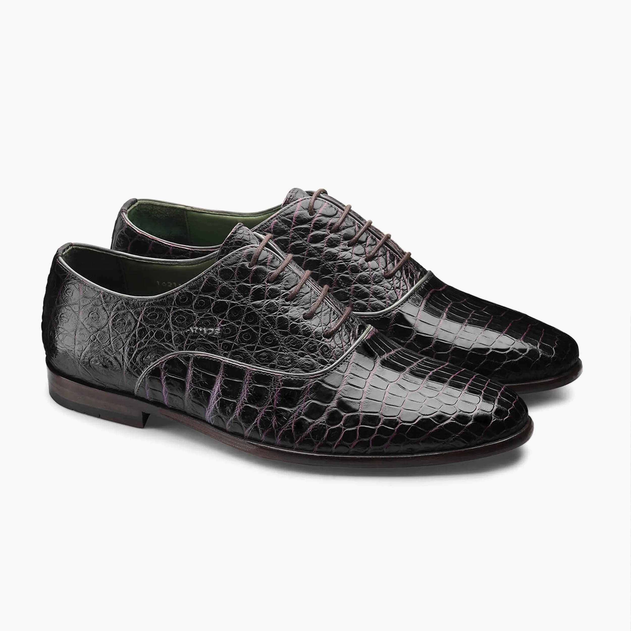 Men’s Purple Crocodile Leather Oxford sold by Armos product image thumbnail 2