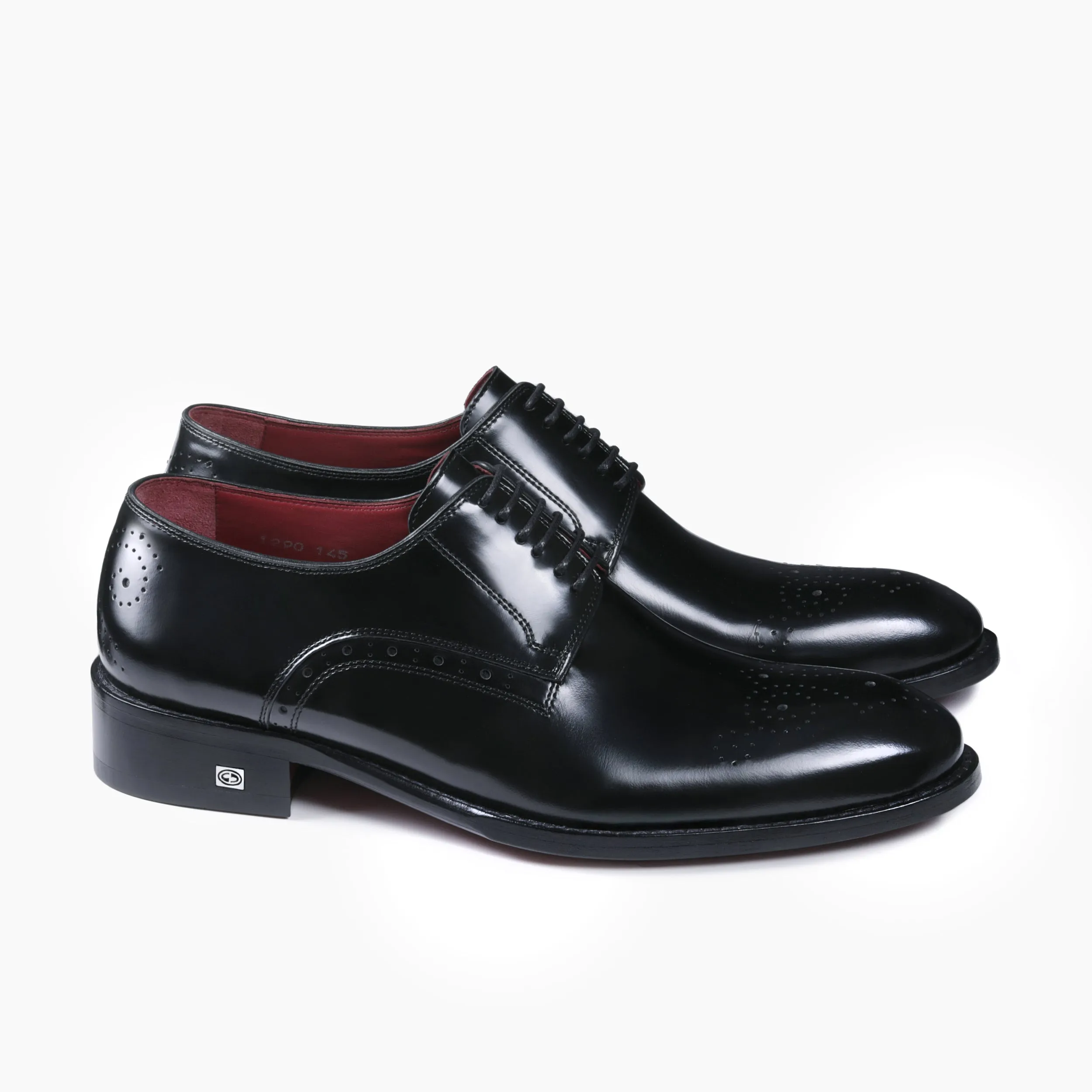 Men's Black Leather Derby Lace-up sold by Armos product image thumbnail 3