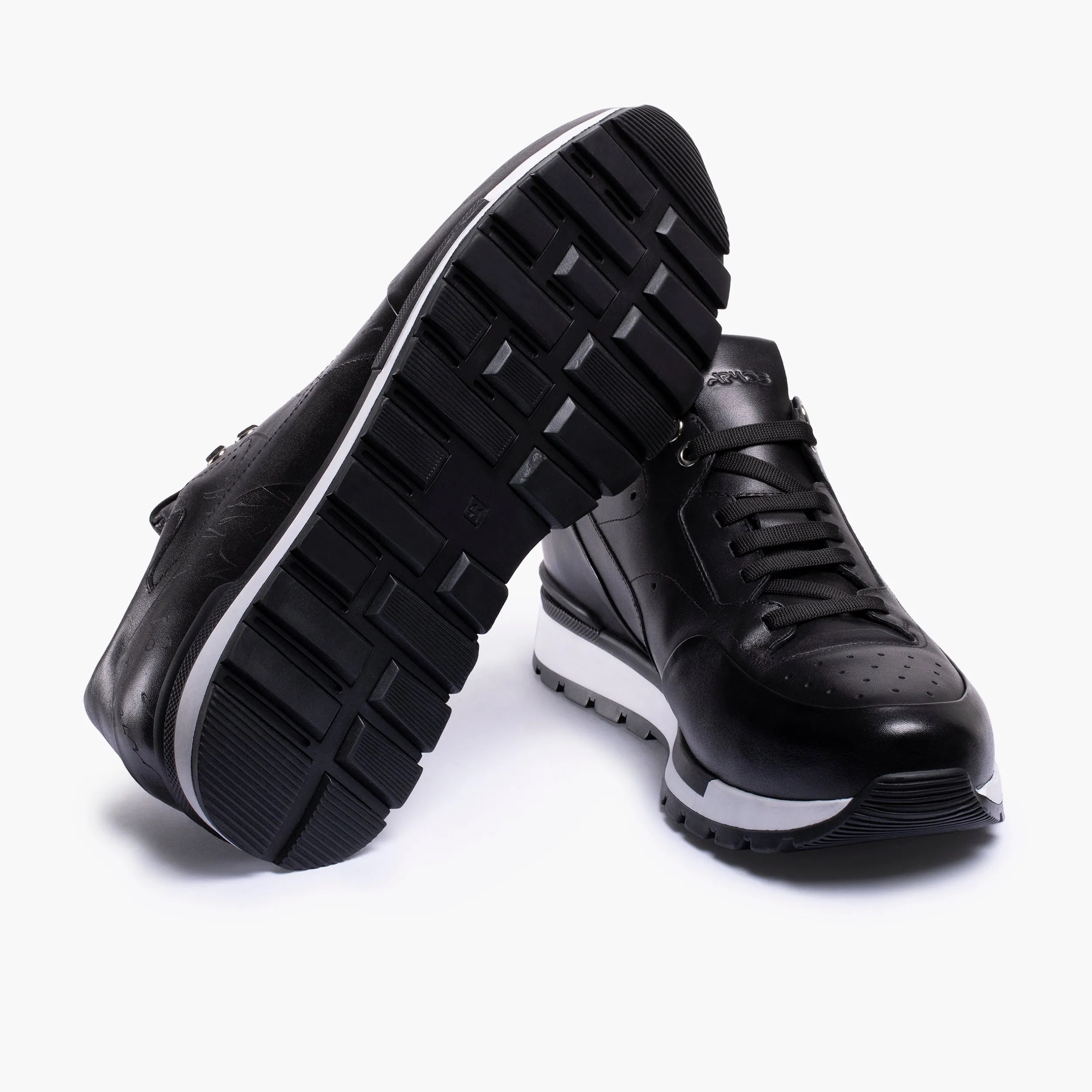 Men's Black Sneaker with White Sole sold by Armos product image thumbnail 5