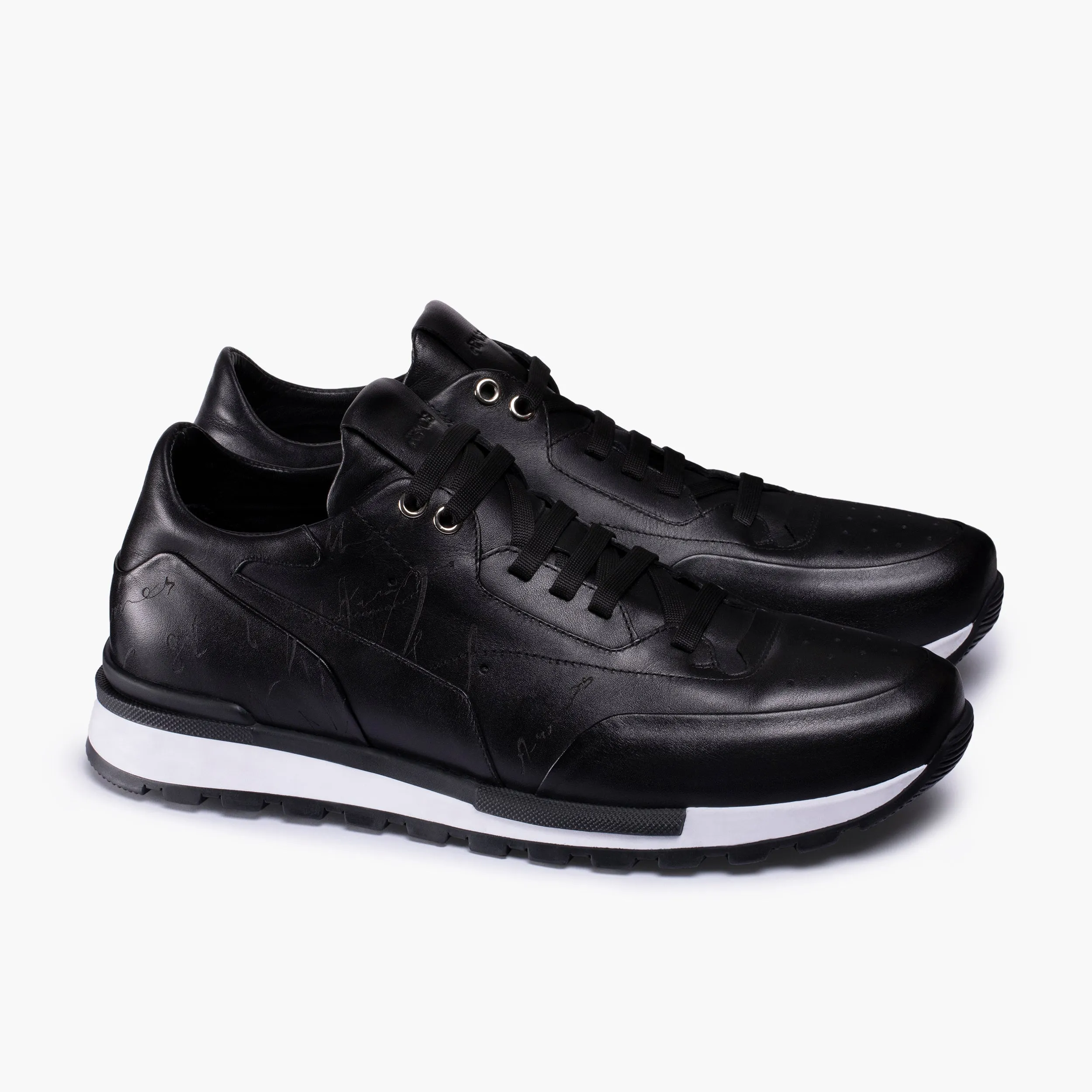 Men's Black Sneaker with White Sole sold by Armos product image thumbnail 3