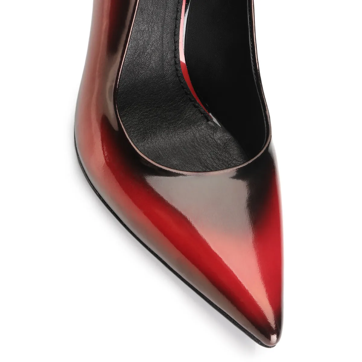 Women's Black & Red Patent Leather Pump sold by Armos product image thumbnail 4