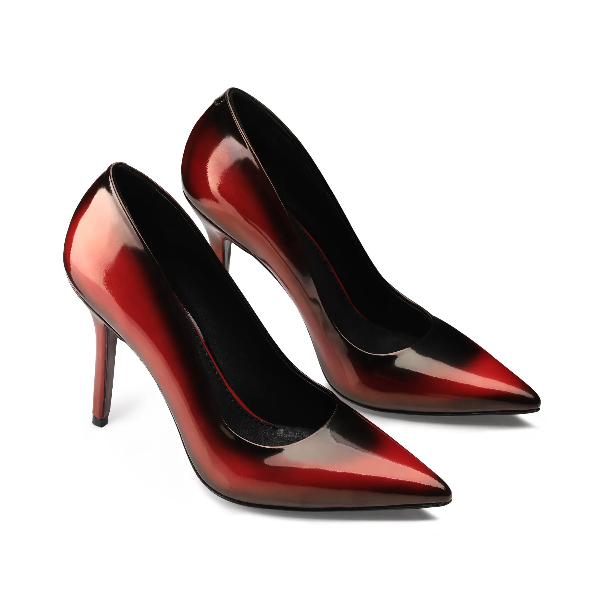 Women's Black & Red Patent Leather Pump sold by Armos product image thumbnail 2
