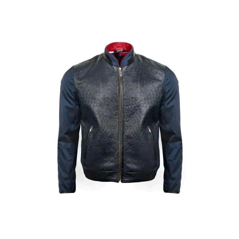 Ostrich leather jacket sold by Armos