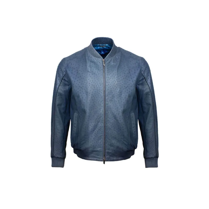 Ostrich leather jacket sold by Armos