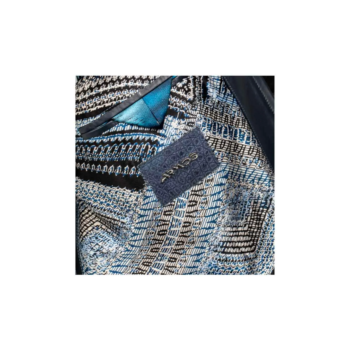 Elegant crocodile leather jacket sold by Armos product image thumbnail 5