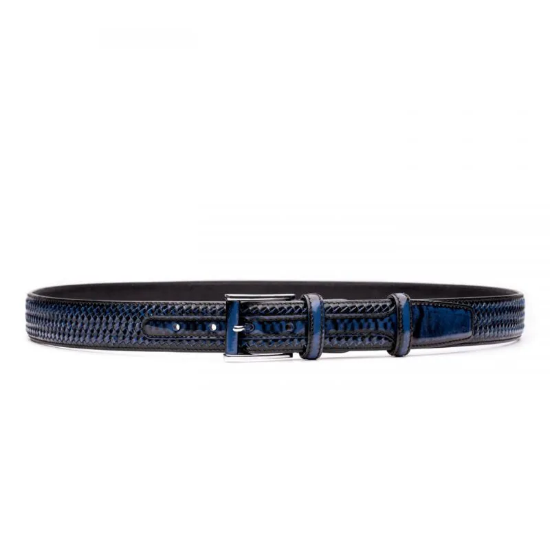 Semi-lacquered leather belt sold by Armos product image thumbnail 3