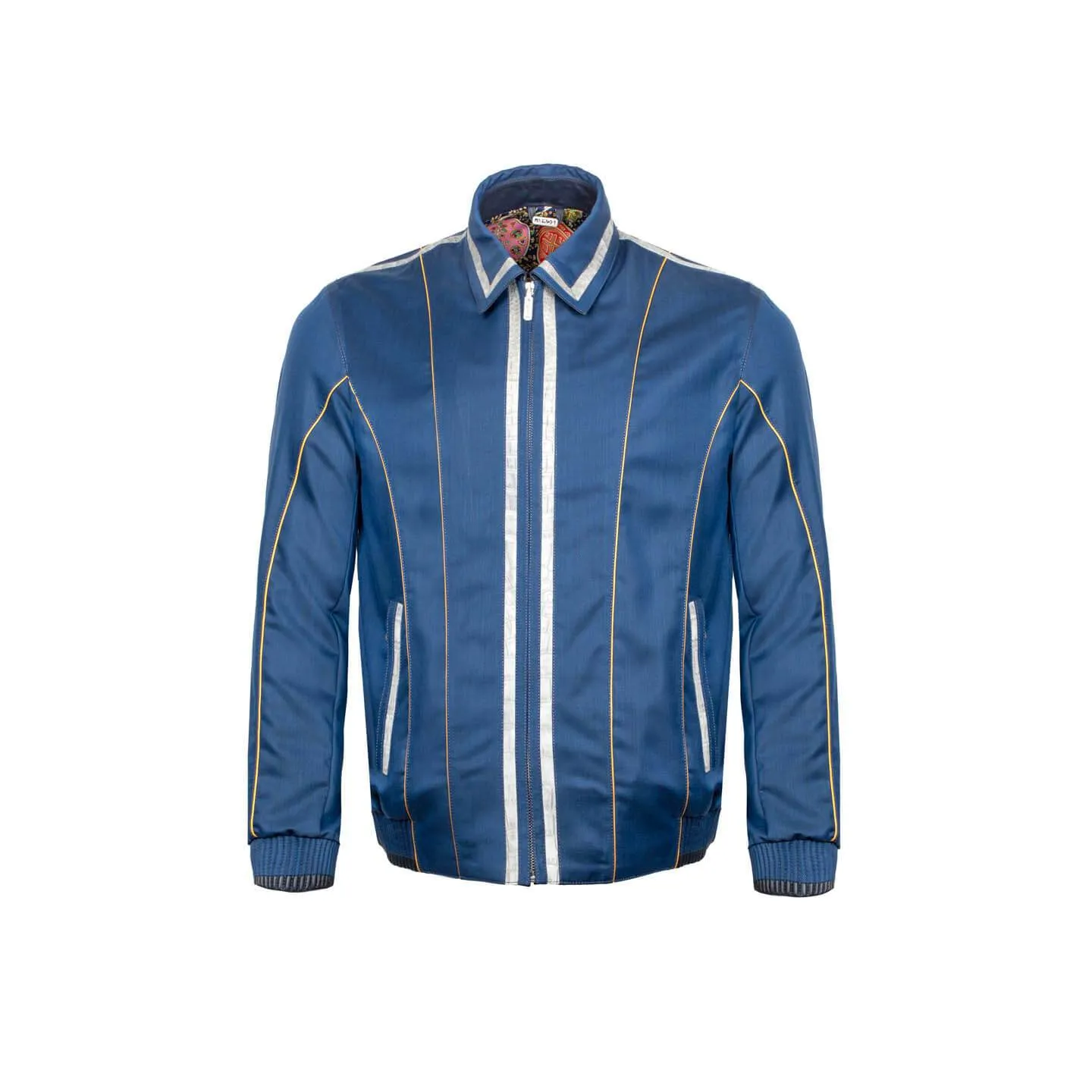 Blue jacket sold by Armos