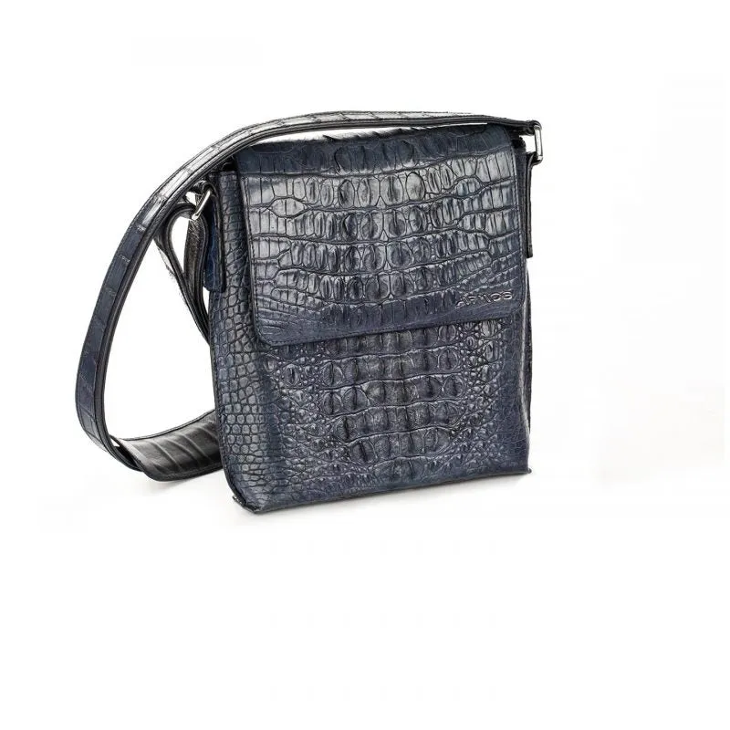 Gray crocodile leather bag sold by Armos product image thumbnail 2