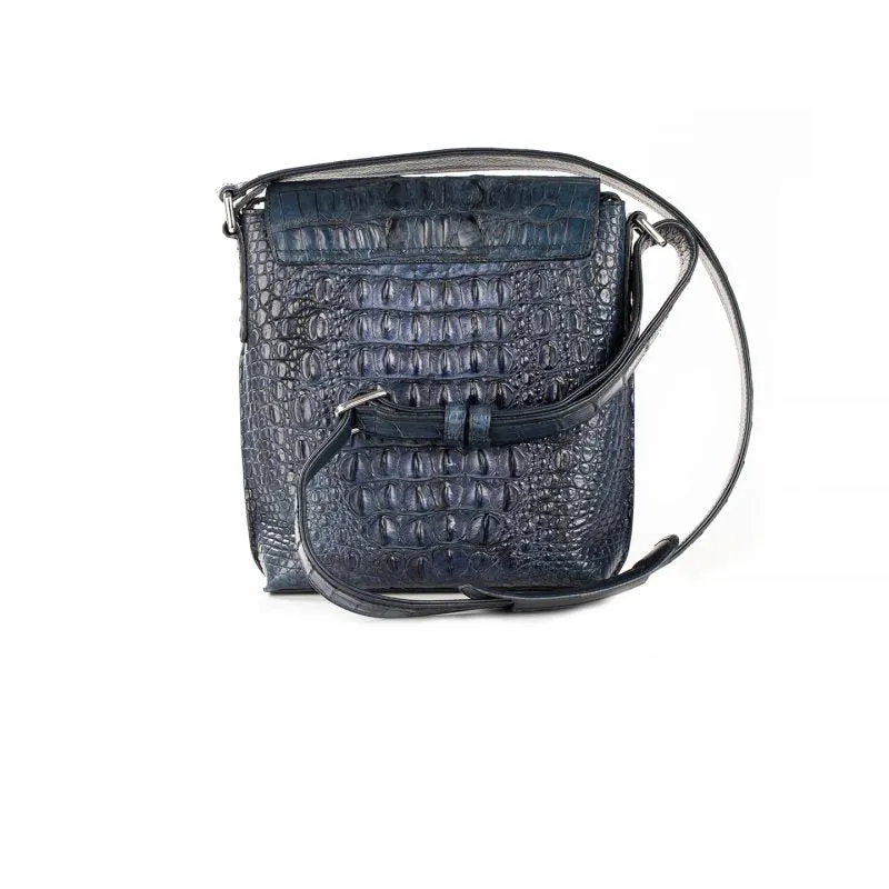 Gray crocodile leather bag sold by Armos product image thumbnail 3