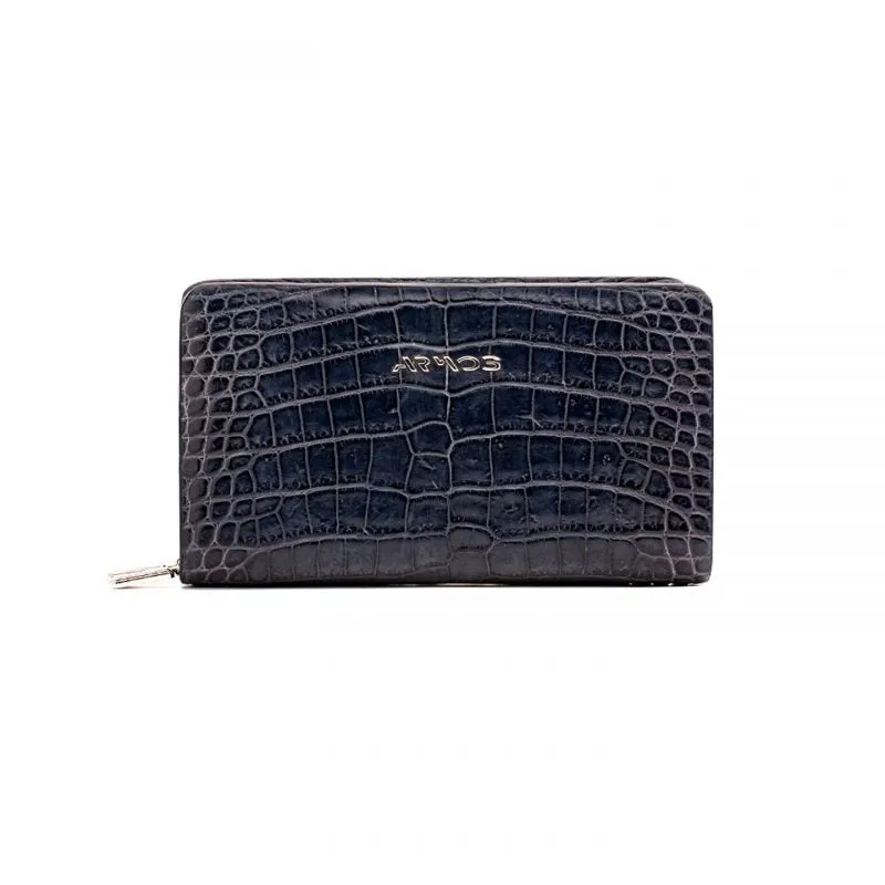 Blue wallet with double chain sold by Armos