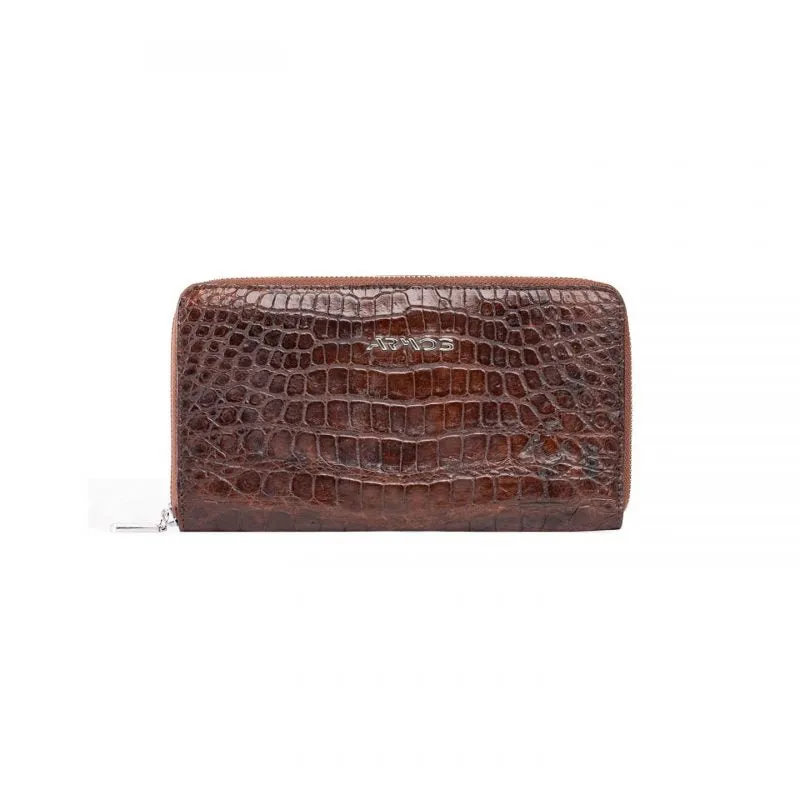 Crocodile leather wallet sold by Armos