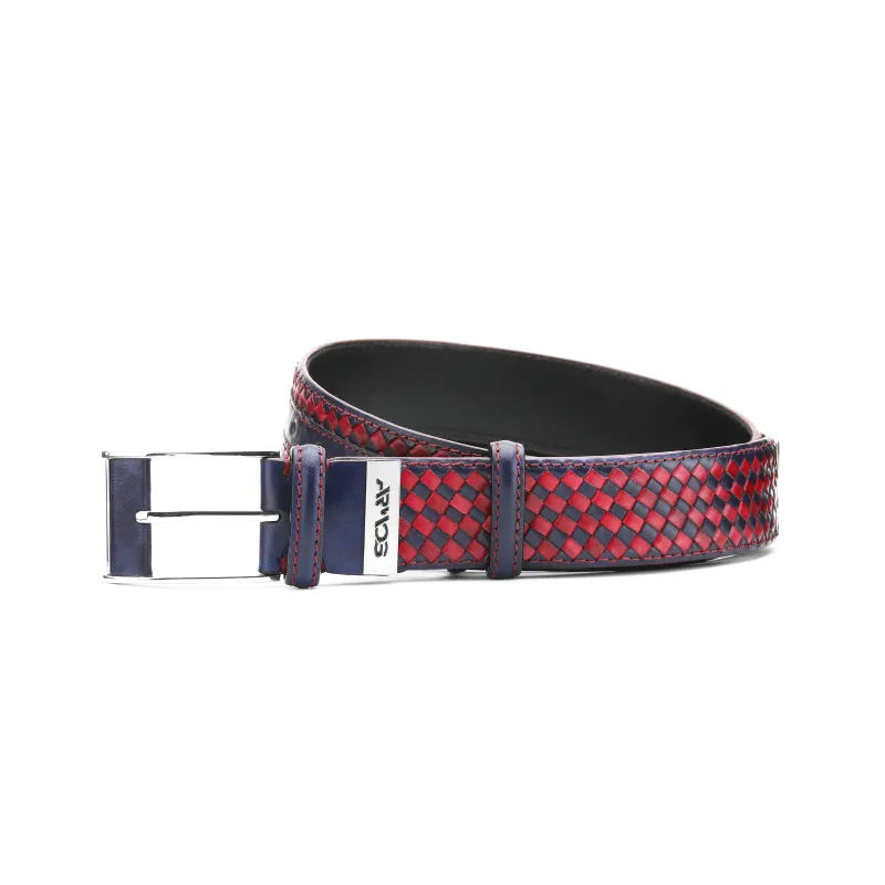 Two tone braided belt sold by Armos