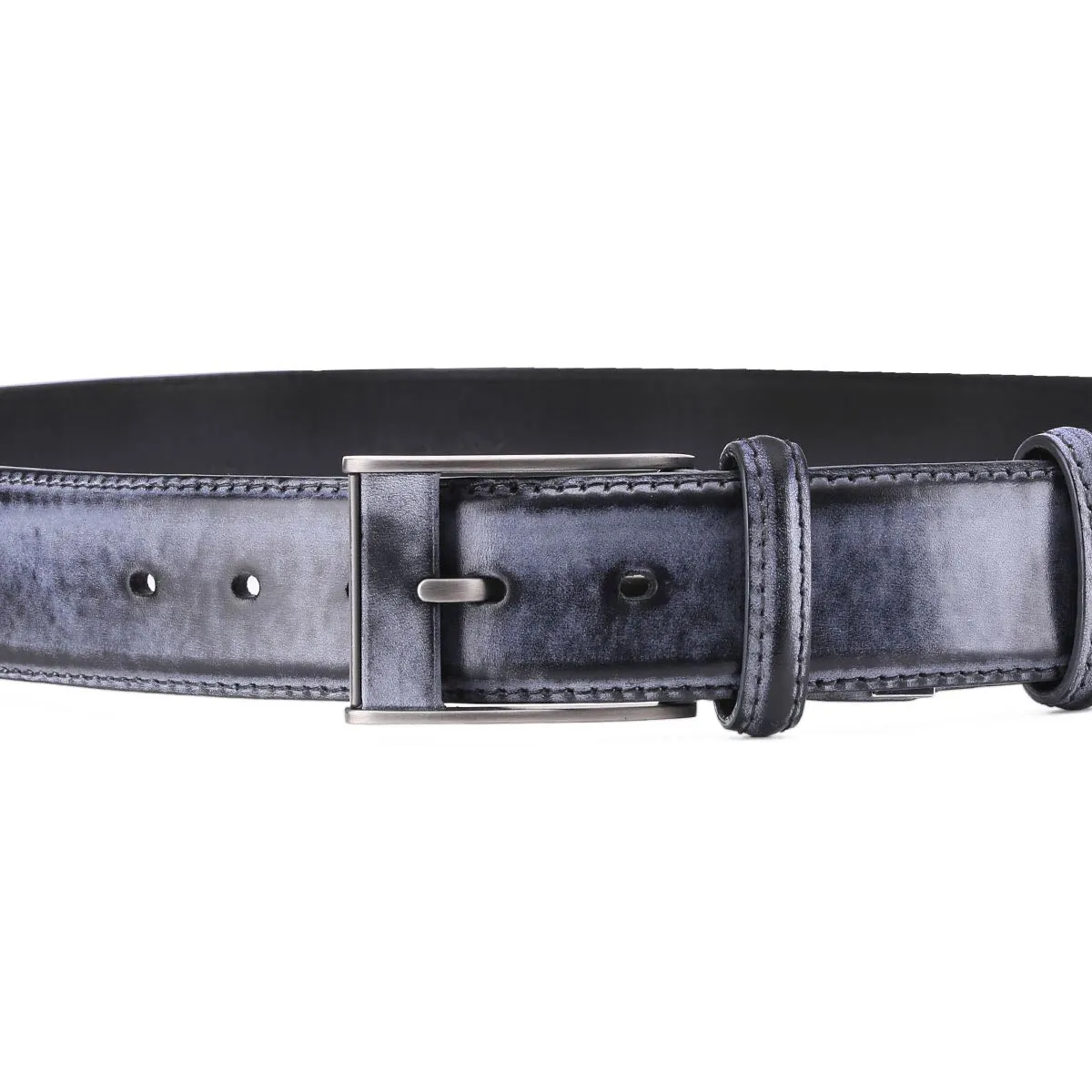 Gray leather belt sold by Armos product image thumbnail 4