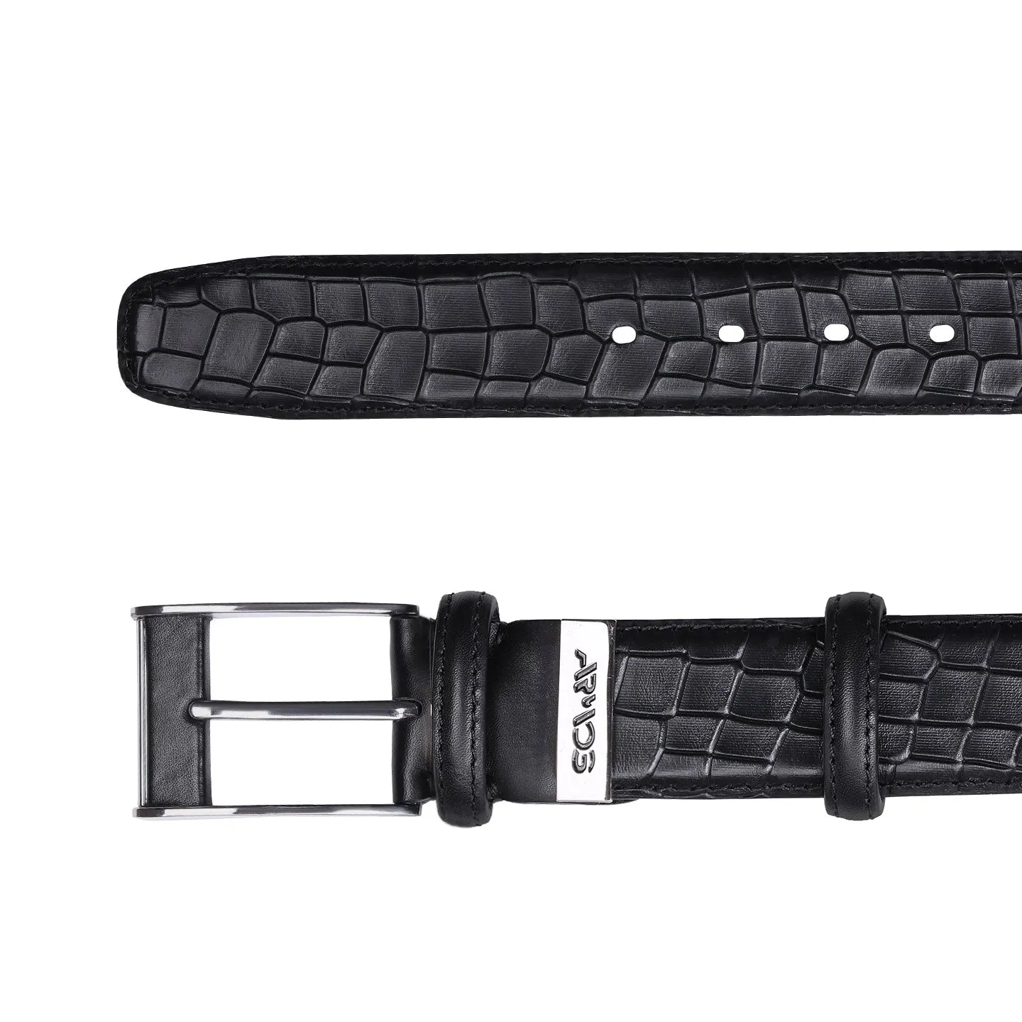 Braided Patinated Black Belt sold by Armos product image thumbnail 2