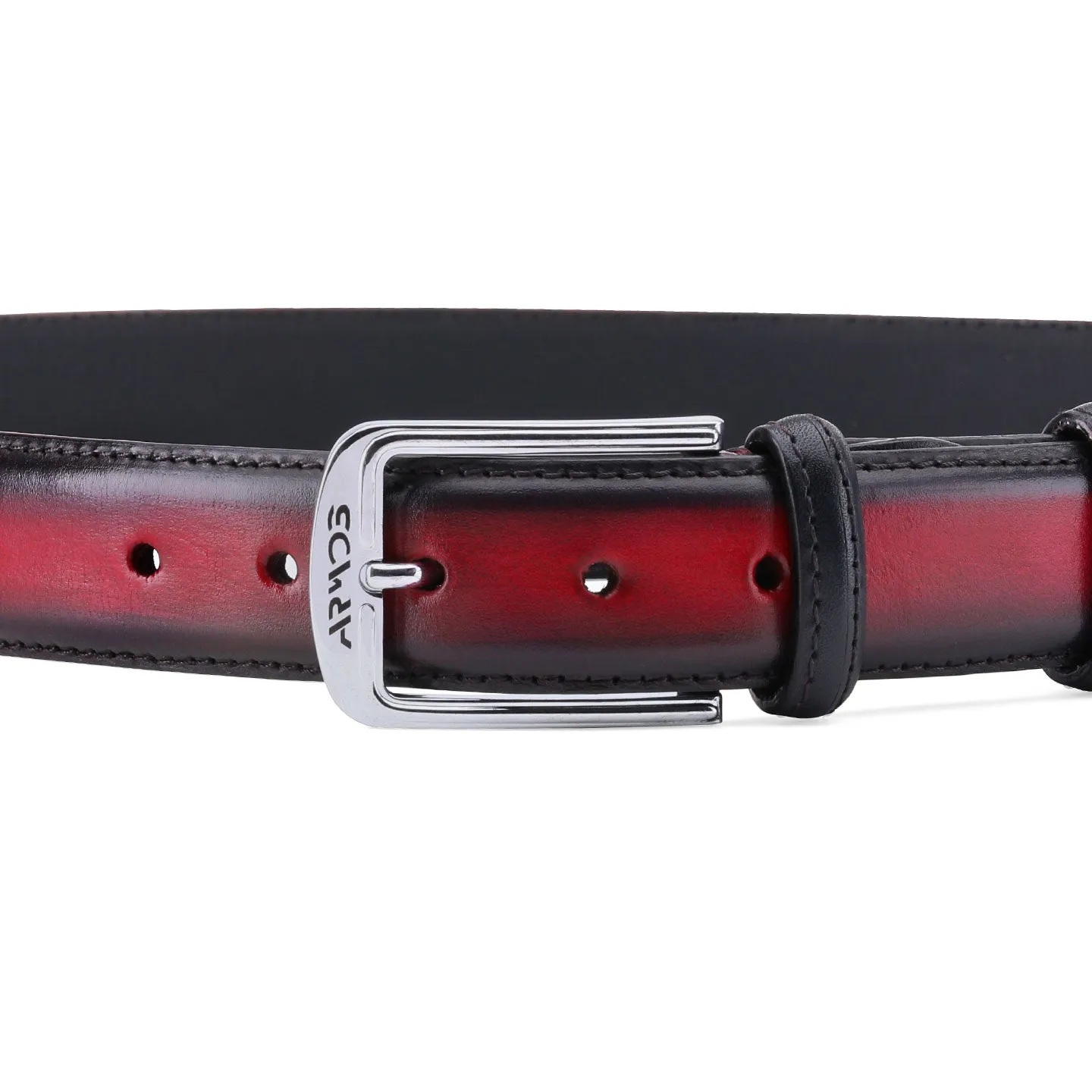 Red patinated belt sold by Armos product image thumbnail 4